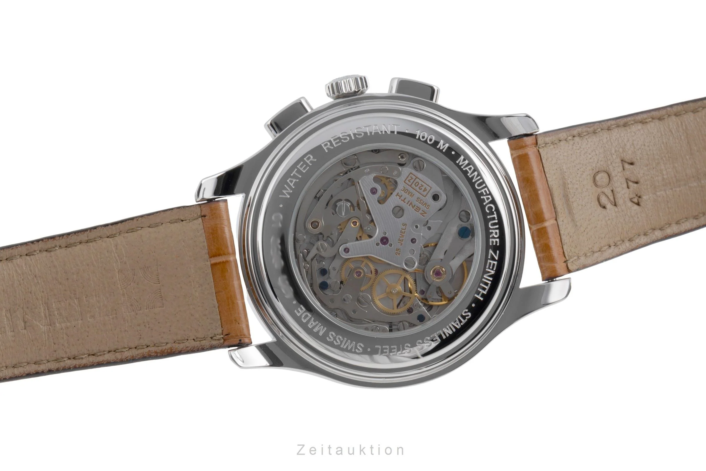 Zenith El Primero chronograph steel manual winding men's watch 01.0500.420  [2503276] - Image 11