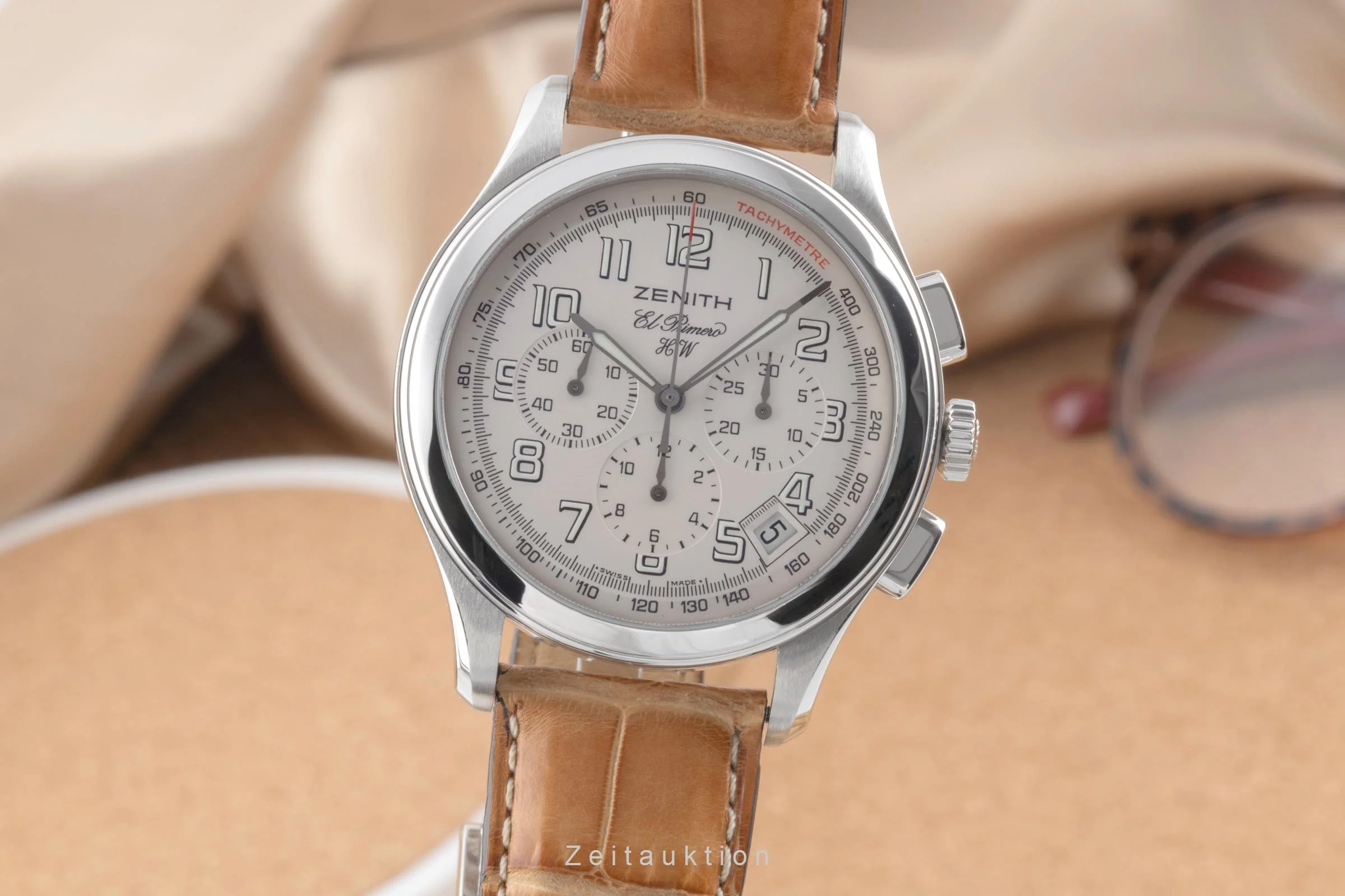 Zenith El Primero chronograph steel manual winding men's watch 01.0500.420  [2503276] - Image 2