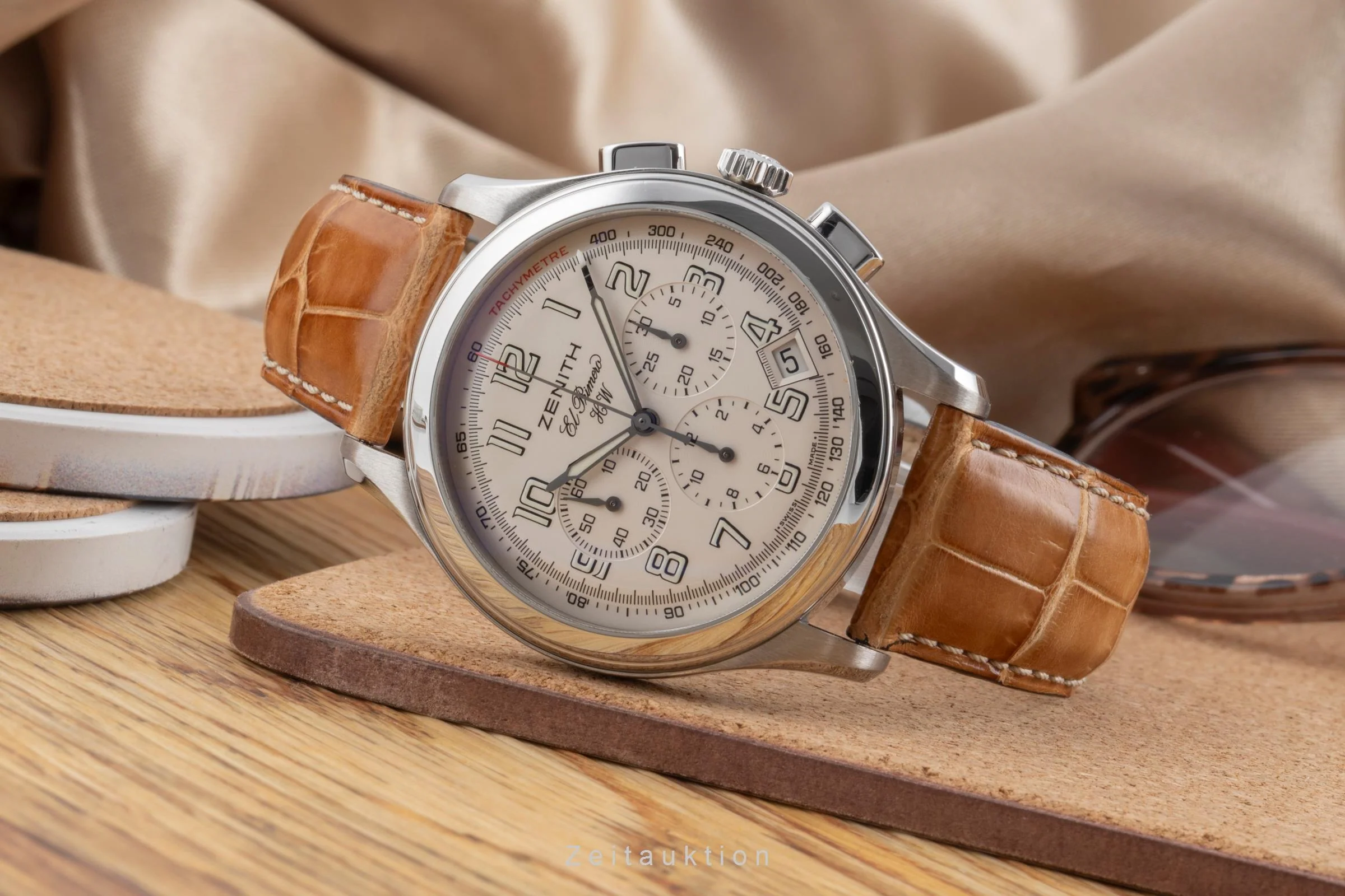 Zenith El Primero chronograph steel manual winding men's watch 01.0500.420  [2503276] - Image 3