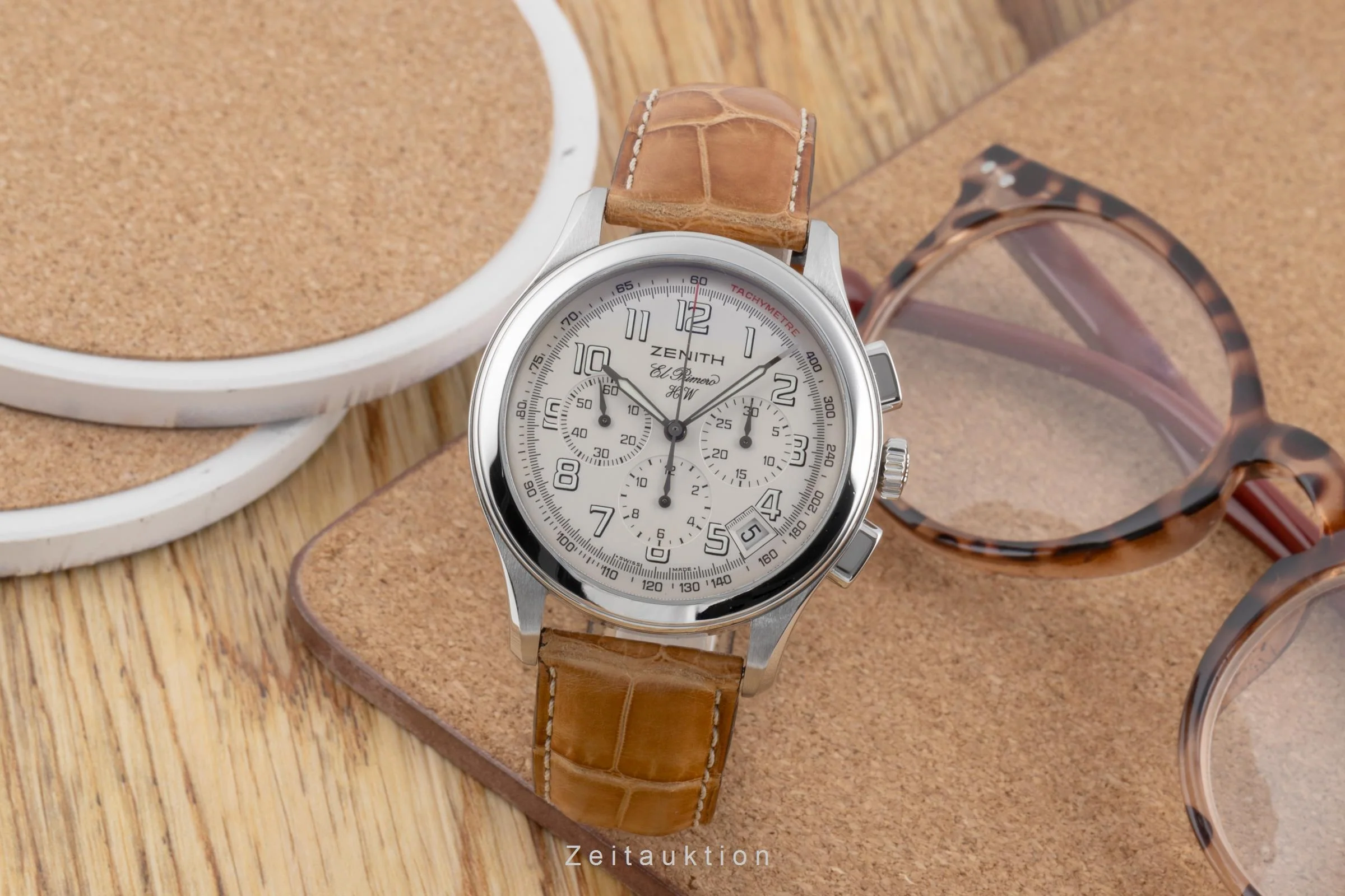 Zenith El Primero chronograph steel manual winding men's watch 01.0500.420  [2503276] - Image 4