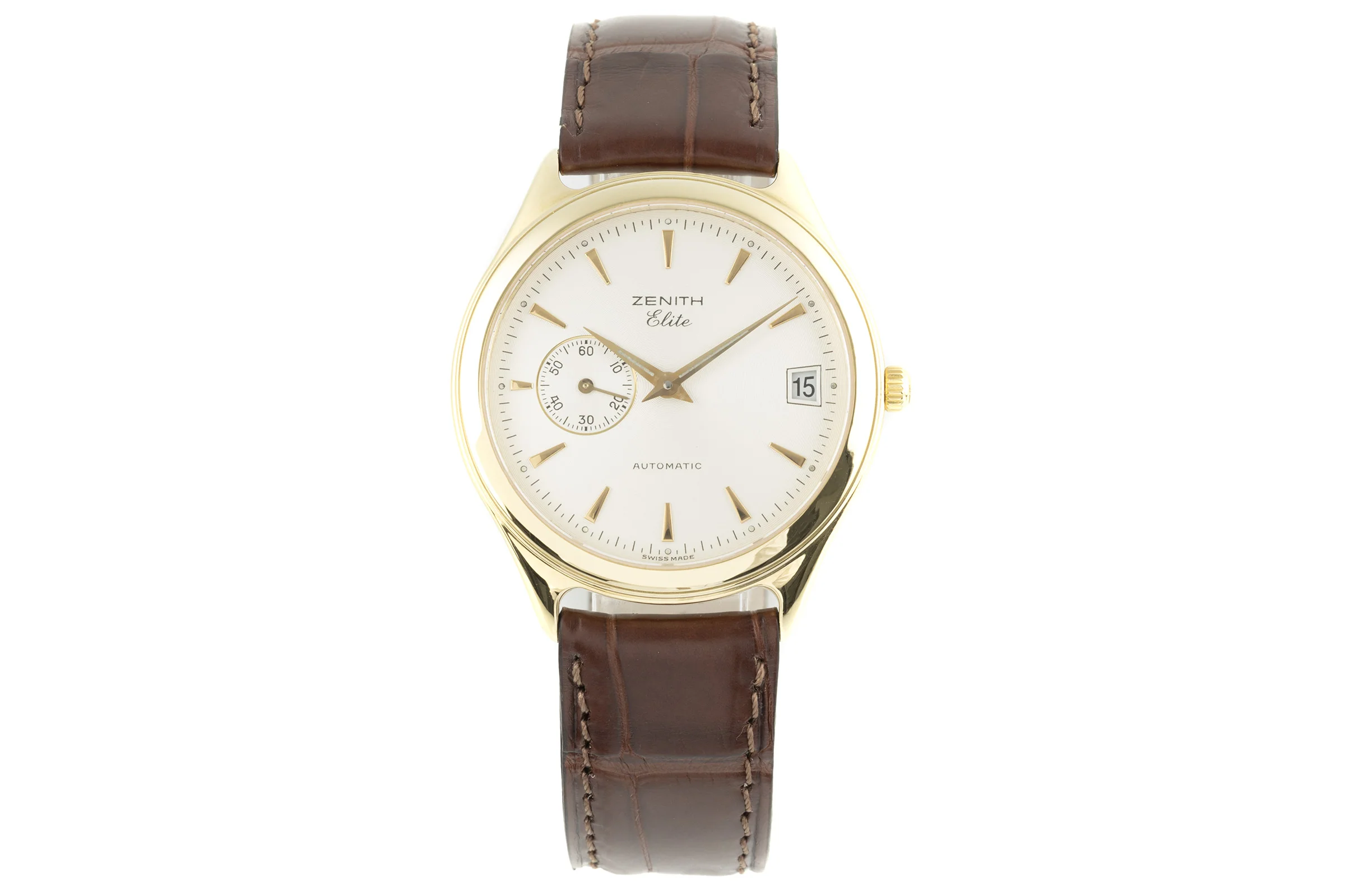 Zenith Elite 18 ct gold automatic men's watch 30.0040.680  [2202024] - Image 4