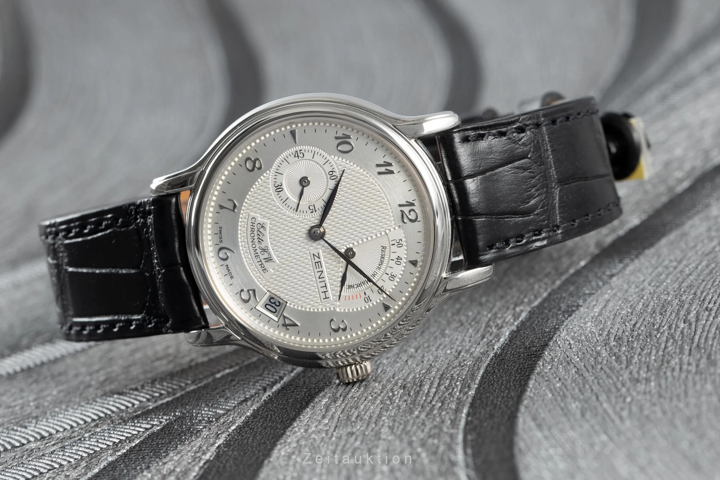 Zenith Elite platinium manual winding men's watch 39.0240.655/01  [2102164] - Image 2