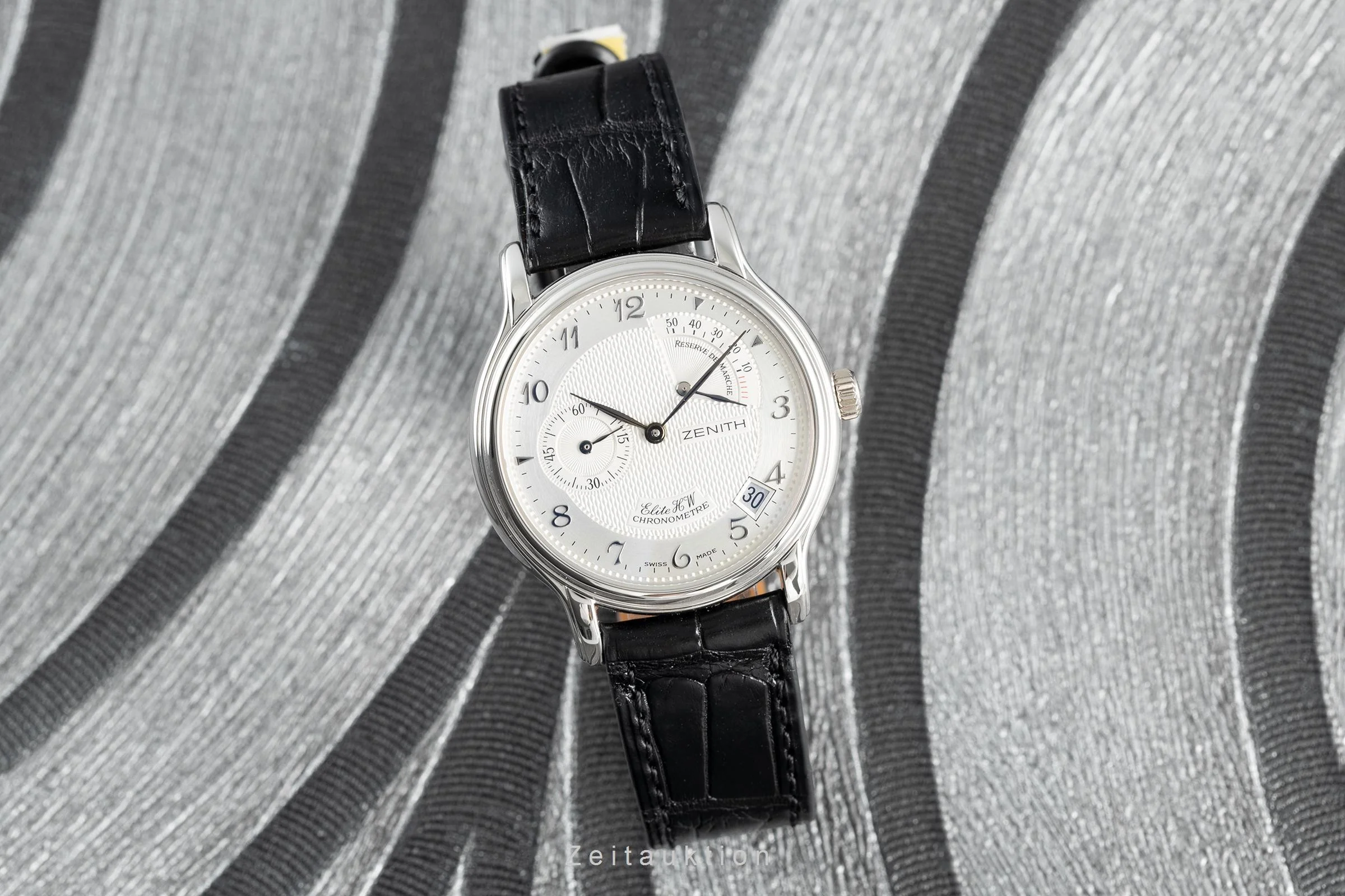 Zenith Elite platinium manual winding men's watch 39.0240.655/01  [2102164] - Image 3