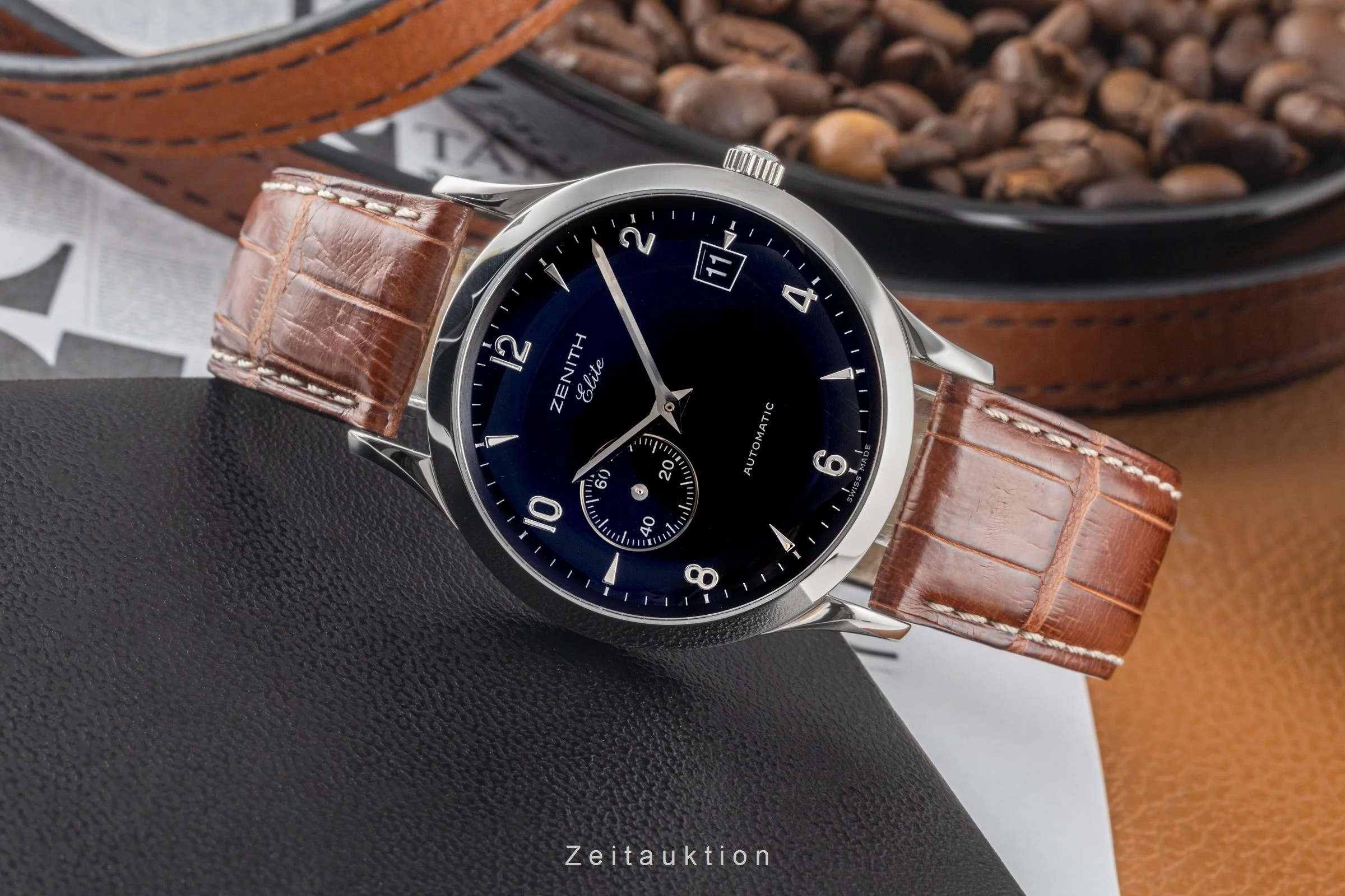 Zenith Elite steel automatic men's watch 01.0125.680  [2305499] - Image 2