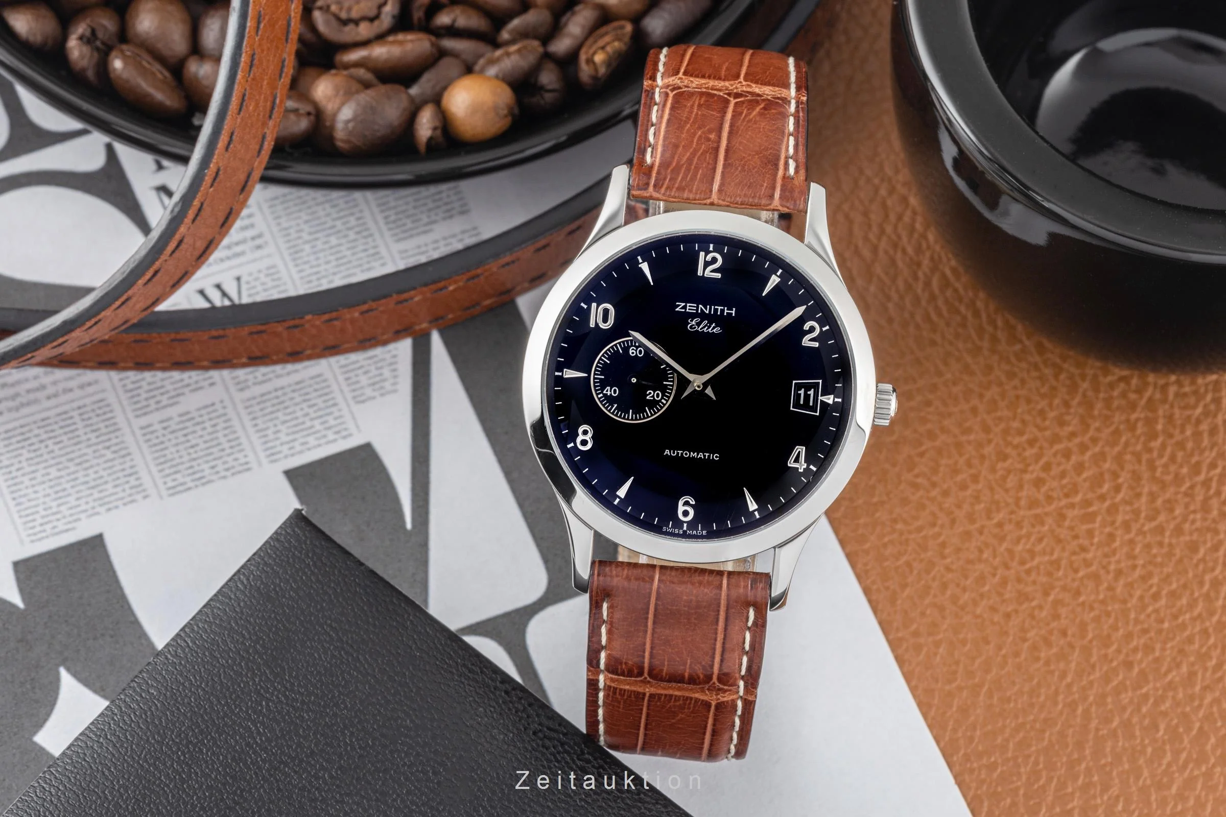 Zenith Elite steel automatic men's watch 01.0125.680  [2305499] - Image 3