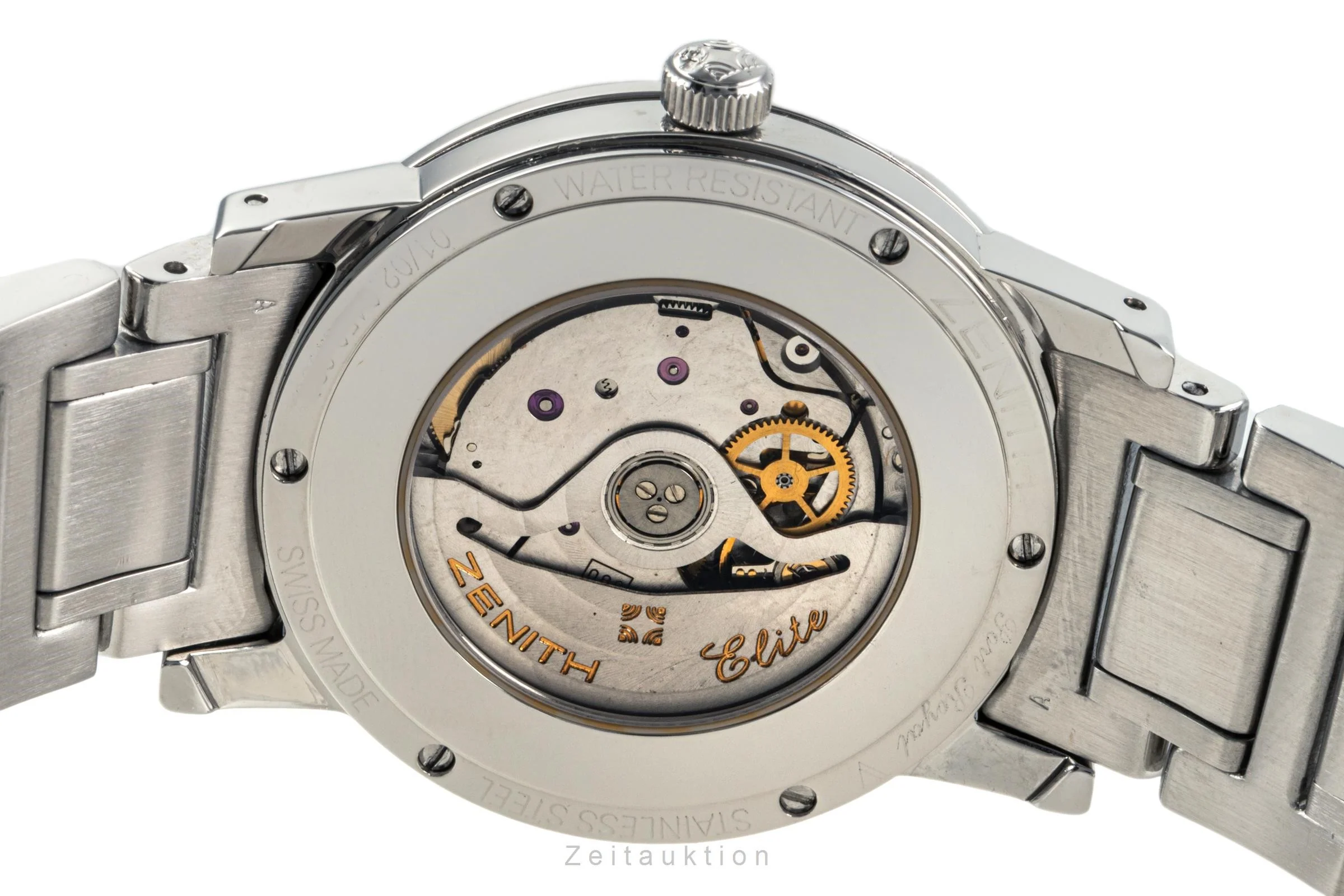 Zenith Elite steel automatic men's watch 01/02.0450.680  [2303515] - Image 11