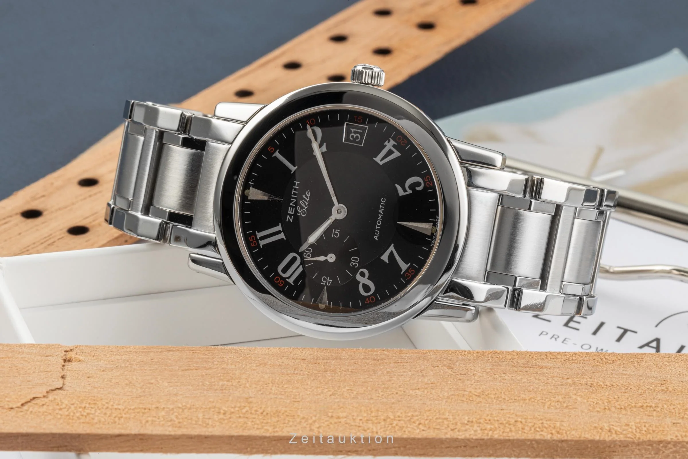 Zenith Elite steel automatic men's watch 01/02.0450.680  [2303515] - Image 2