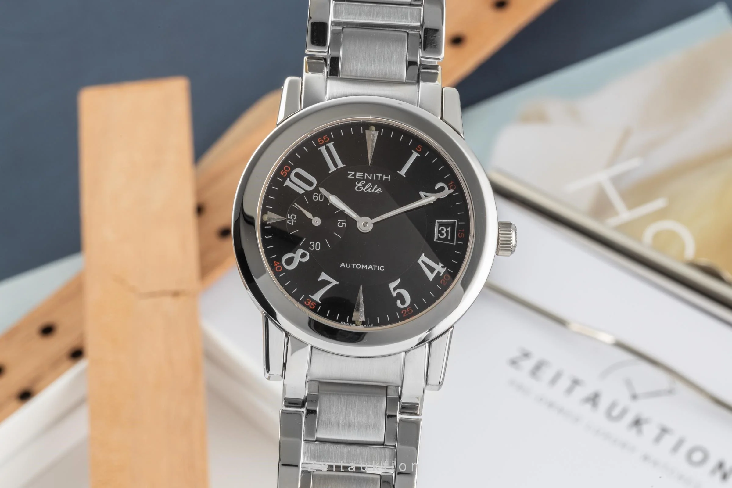 Zenith Elite steel automatic men's watch 01/02.0450.680  [2303515] - Image 3