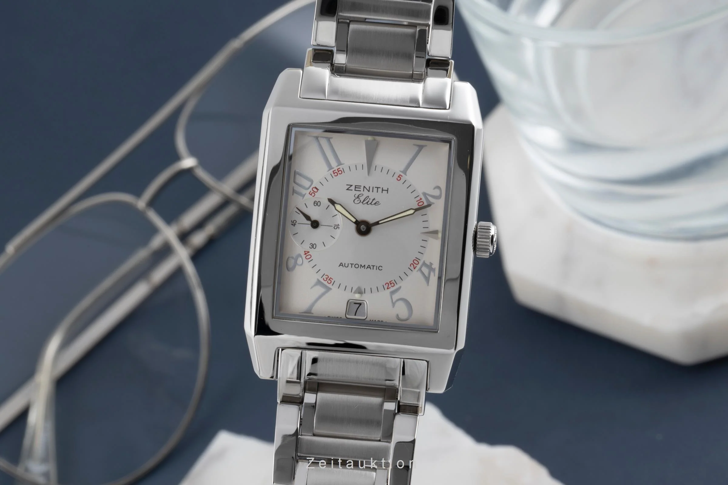 Zenith Elite steel automatic men's watch 02.0250.684/01  [2503165] - Image 2