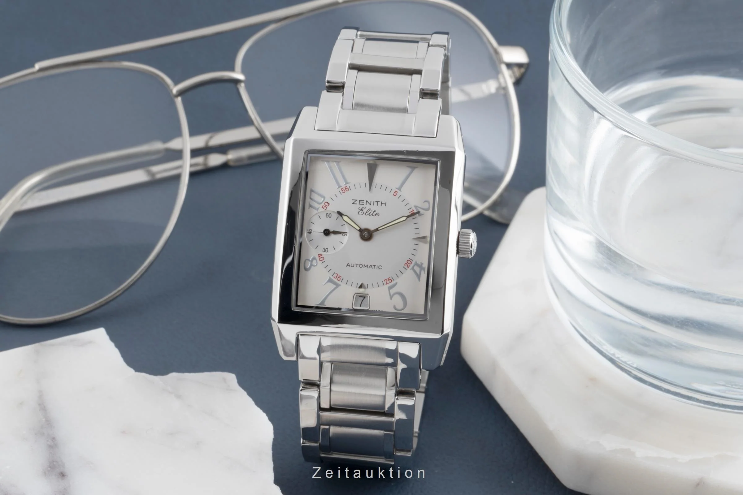 Zenith Elite steel automatic men's watch 02.0250.684/01  [2503165] - Image 4