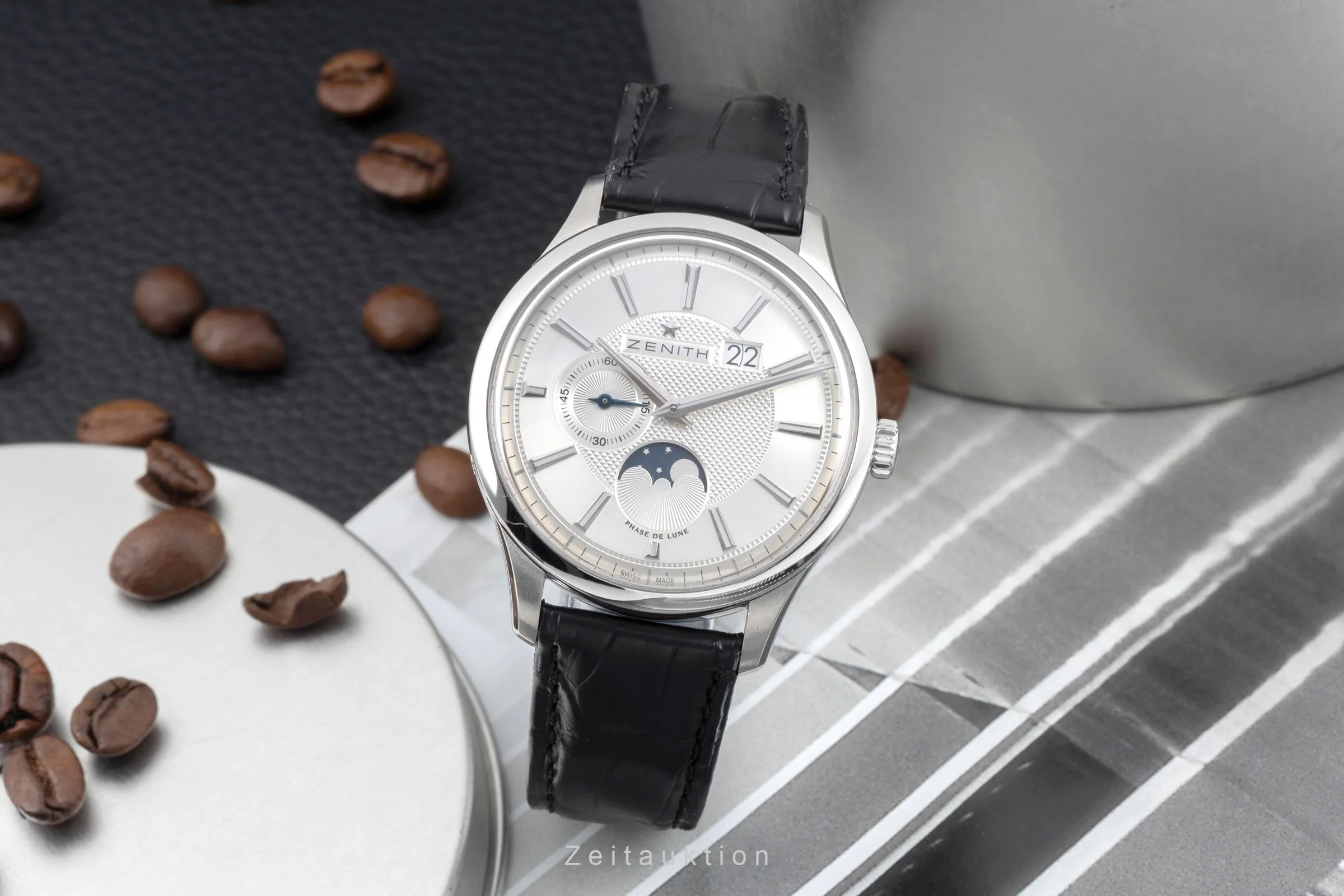 Zenith Elite steel automatic men's watch 03.2140.691 LP: 7700EUR  [2504499] - Image 4