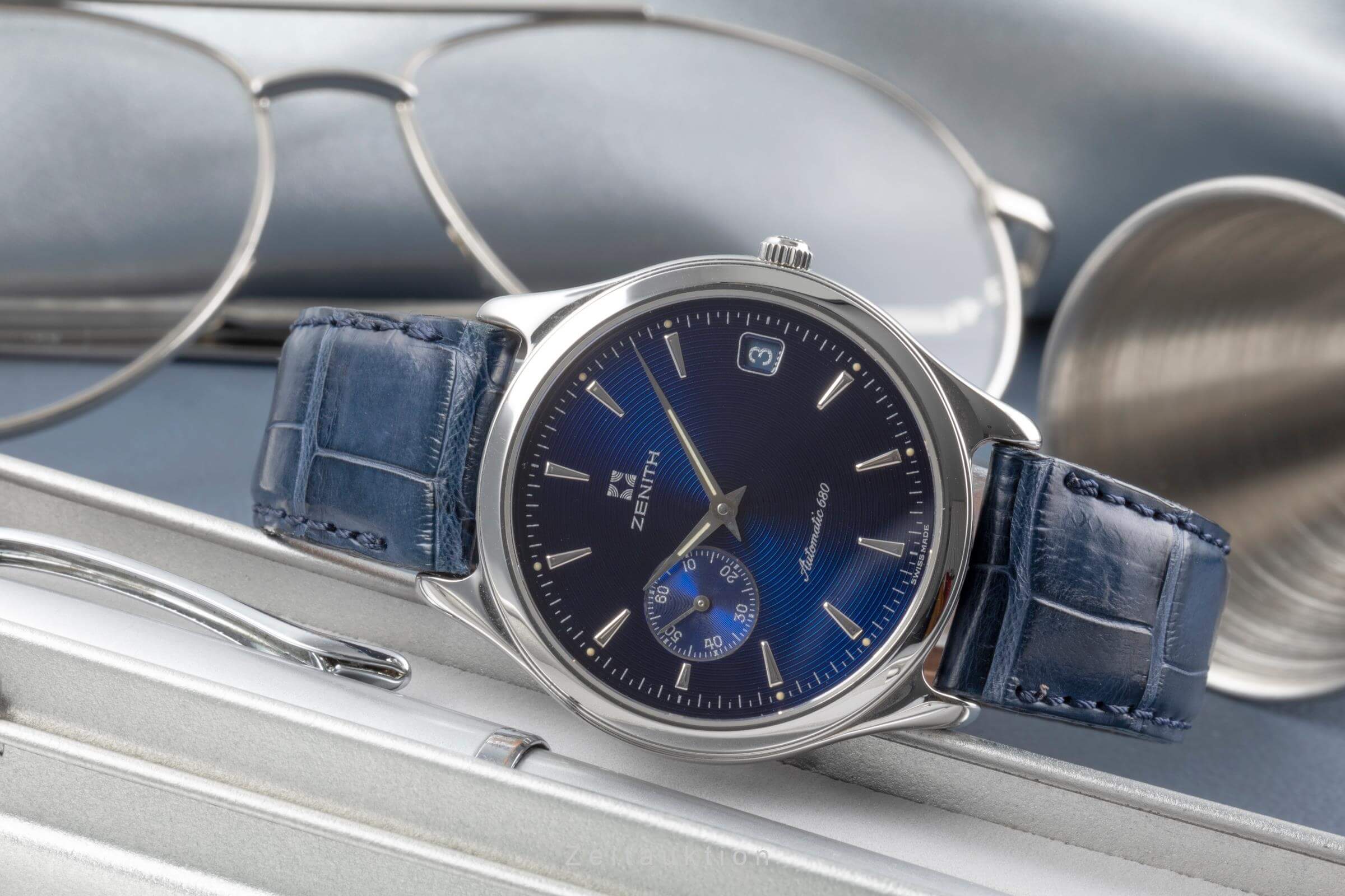 Zenith Elite steel automatic men's watch 90/01.0040.680  [2502104] - Image 3