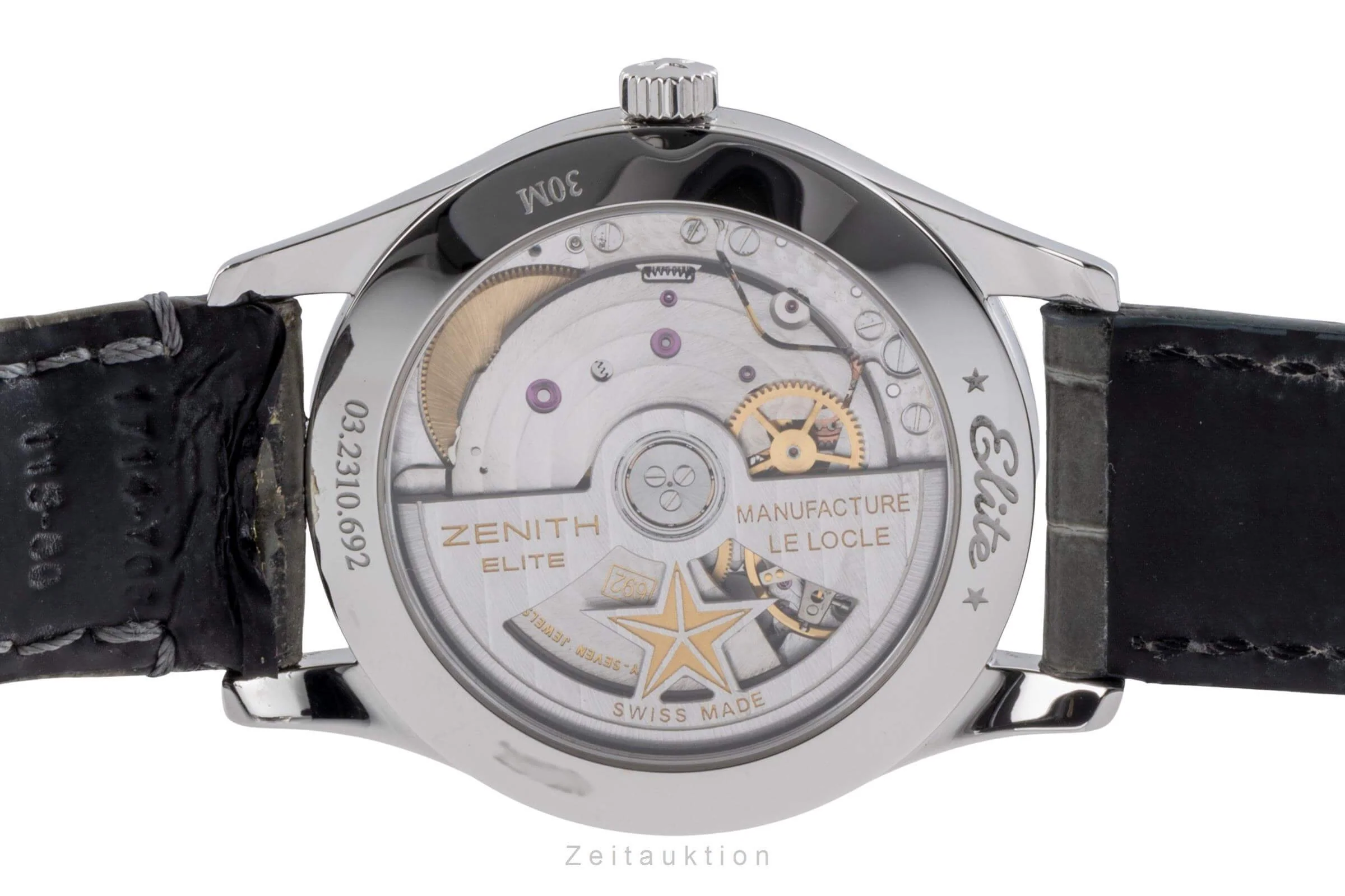 Zenith Elite steel automatic women's watch 03.2310.692  [2406401] - Image 10