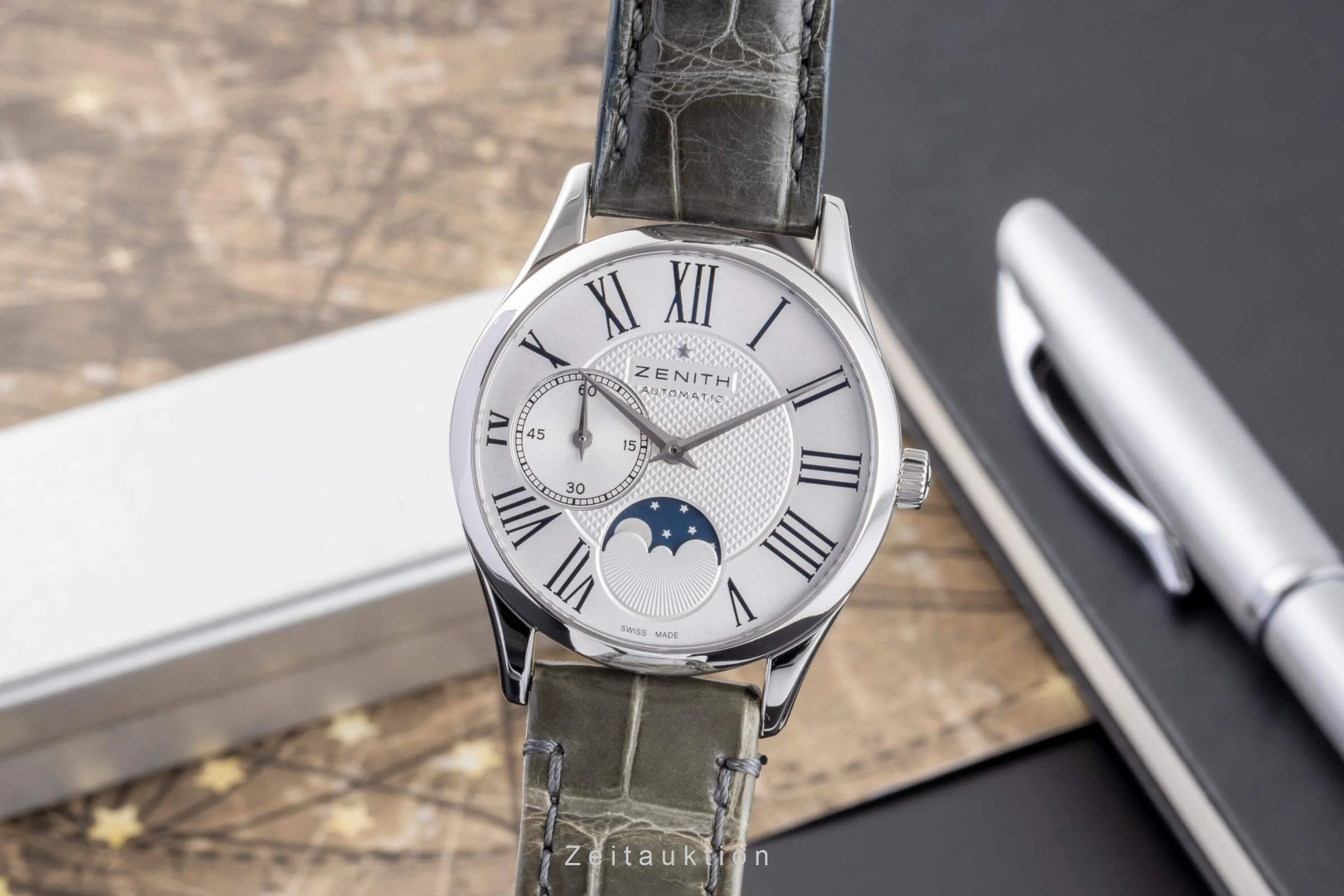 Zenith Elite steel automatic women's watch 03.2310.692  [2406401] - Image 2