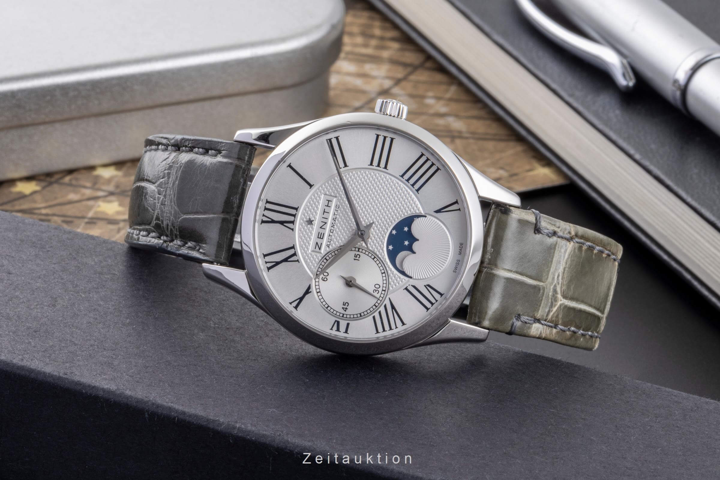 Zenith Elite steel automatic women's watch 03.2310.692  [2406401] - Image 3