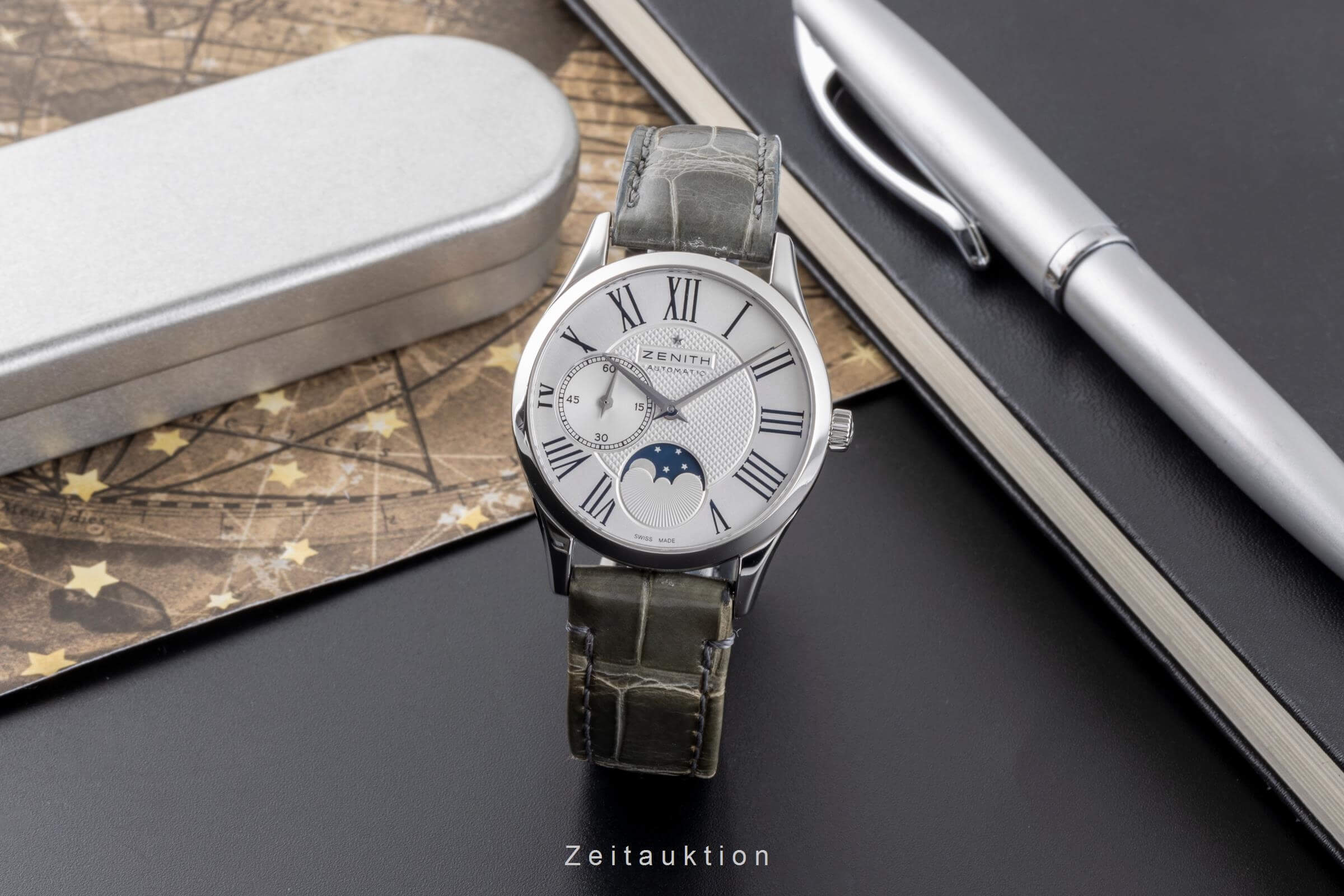 Zenith Elite steel automatic women's watch 03.2310.692  [2406401] - Image 4
