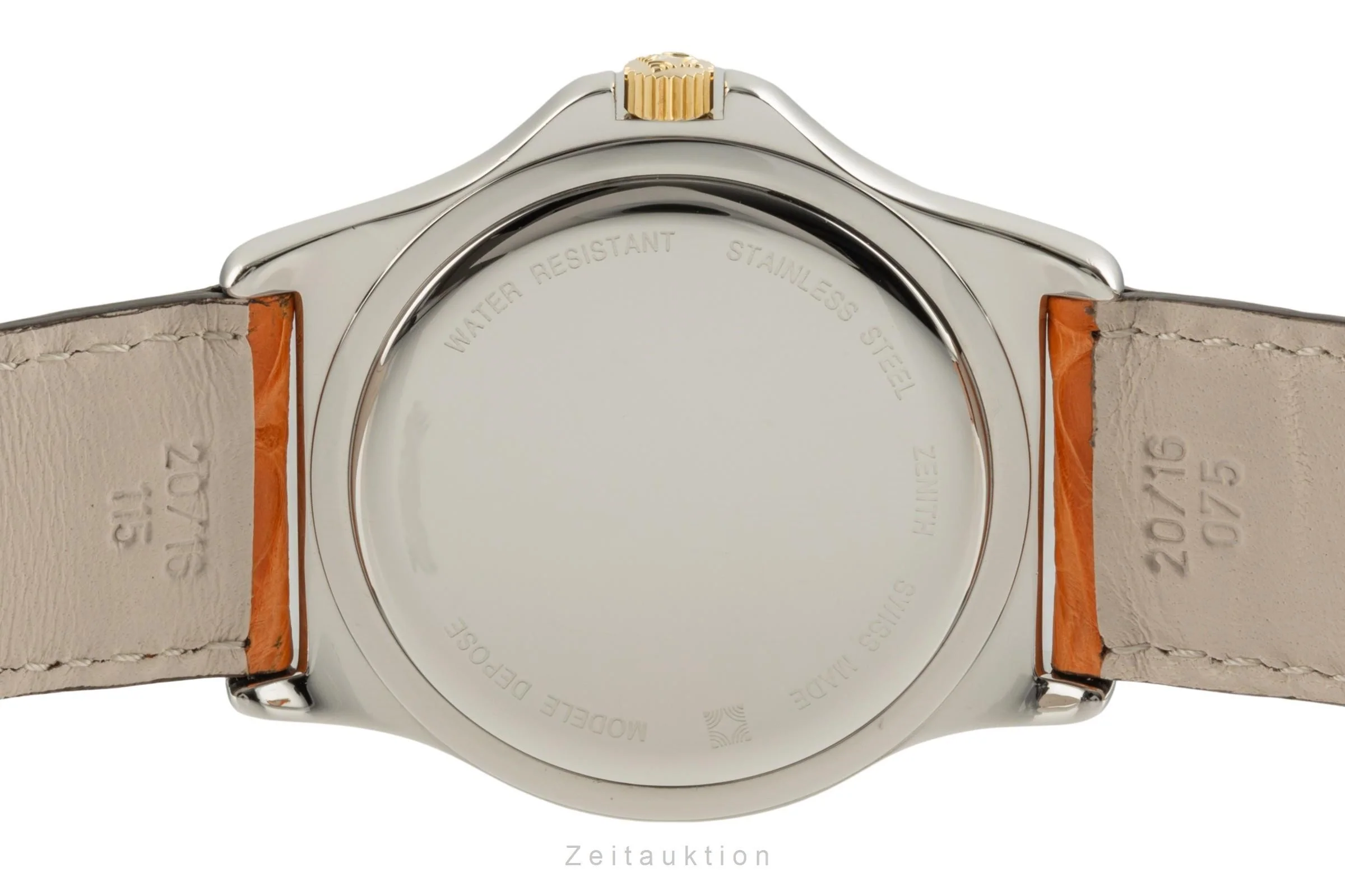 Zenith Elite steel / gold automatic men's watch 90/410030.682  [2400374] - Image 9