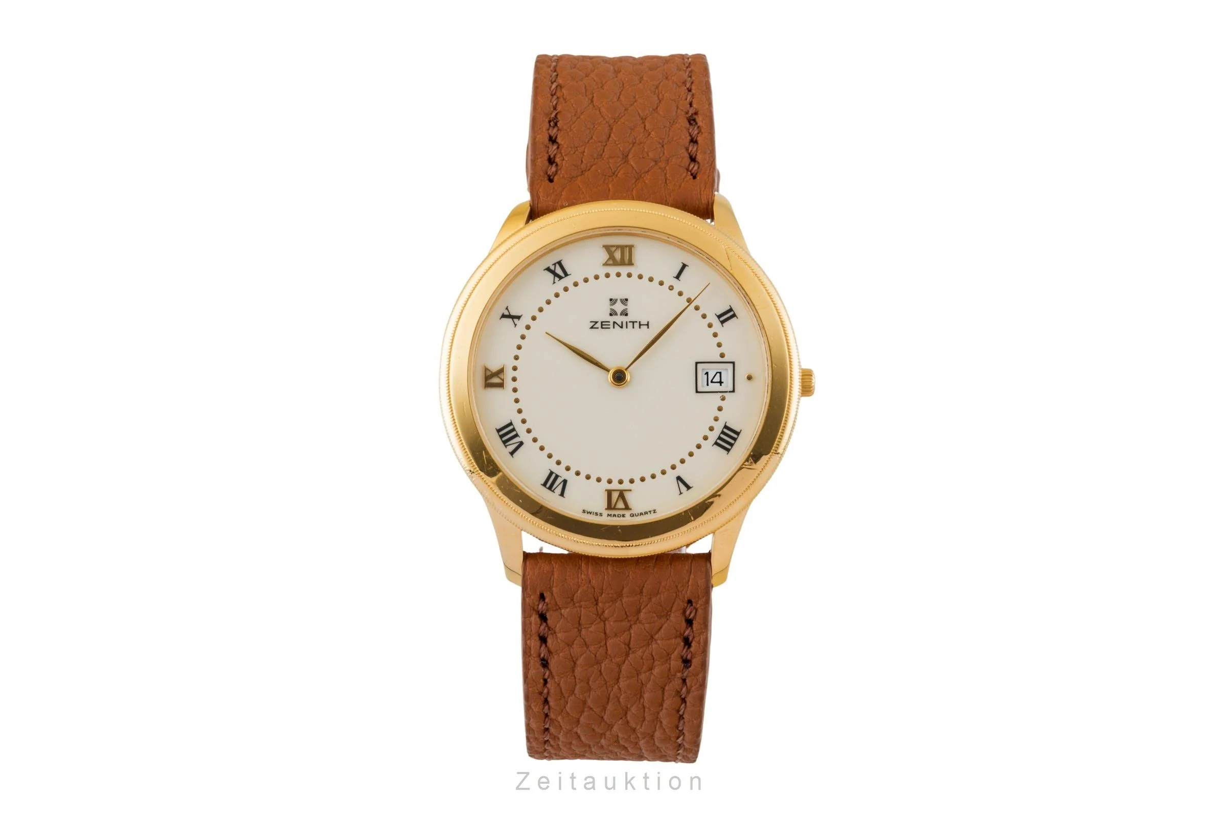 Zenith gilt-brass quartz men's watch 27.0100.385  [2600063] - Image 5