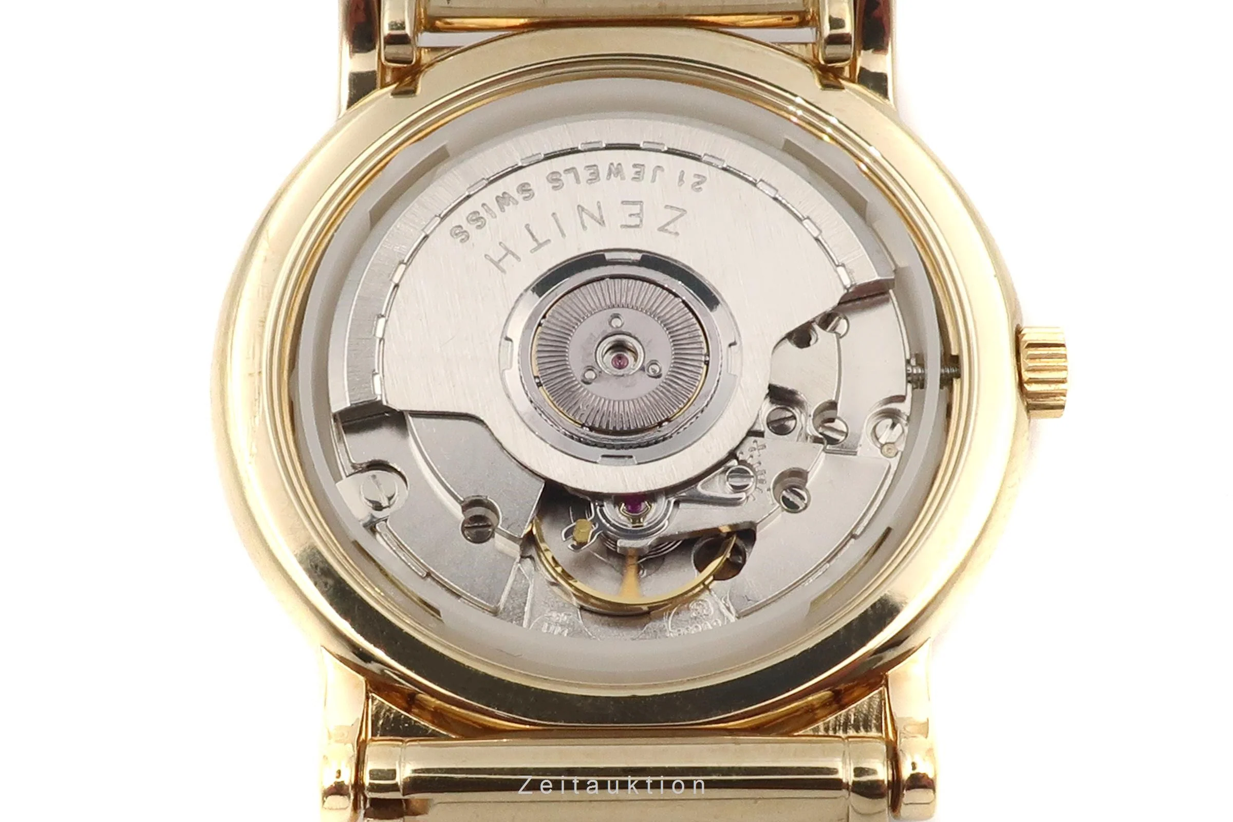 Zenith gold-plated automatic men's watch 27-0410-467  [2205416] - Image 13