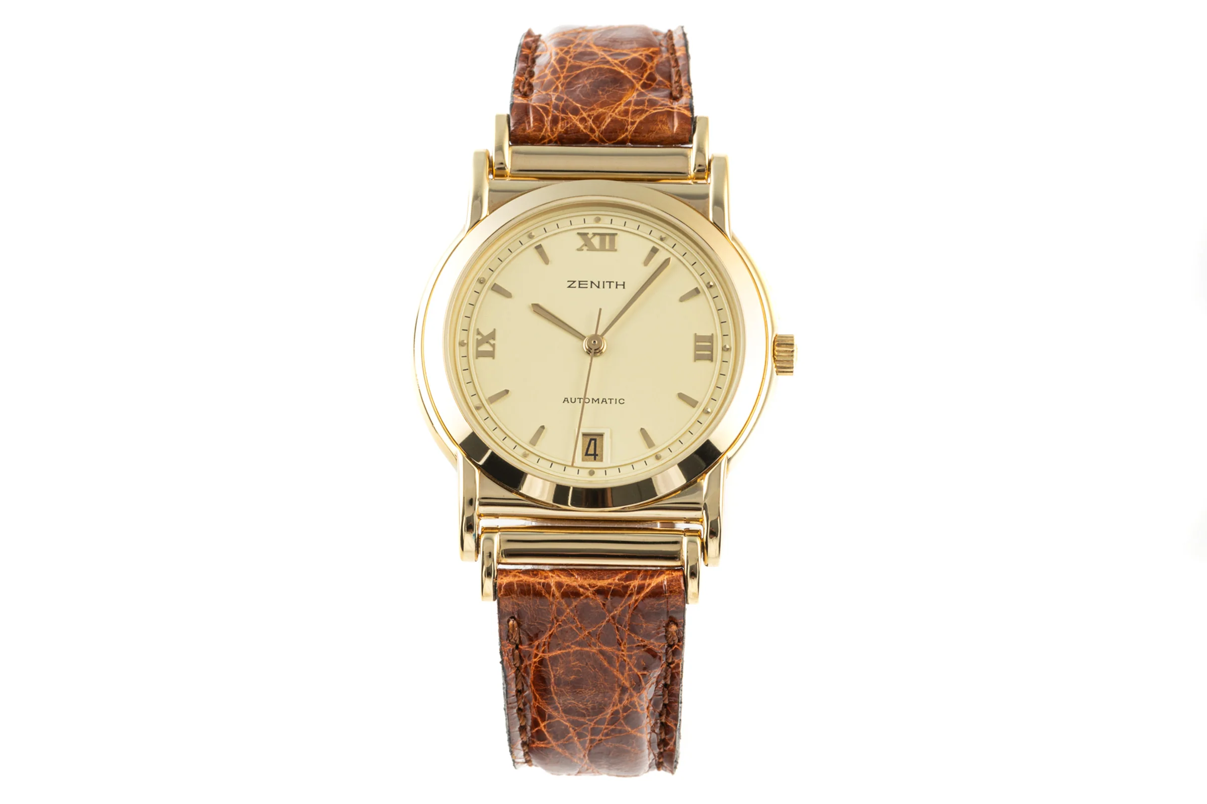 Zenith gold-plated automatic men's watch 27-0410-467  [2205416] - Image 4