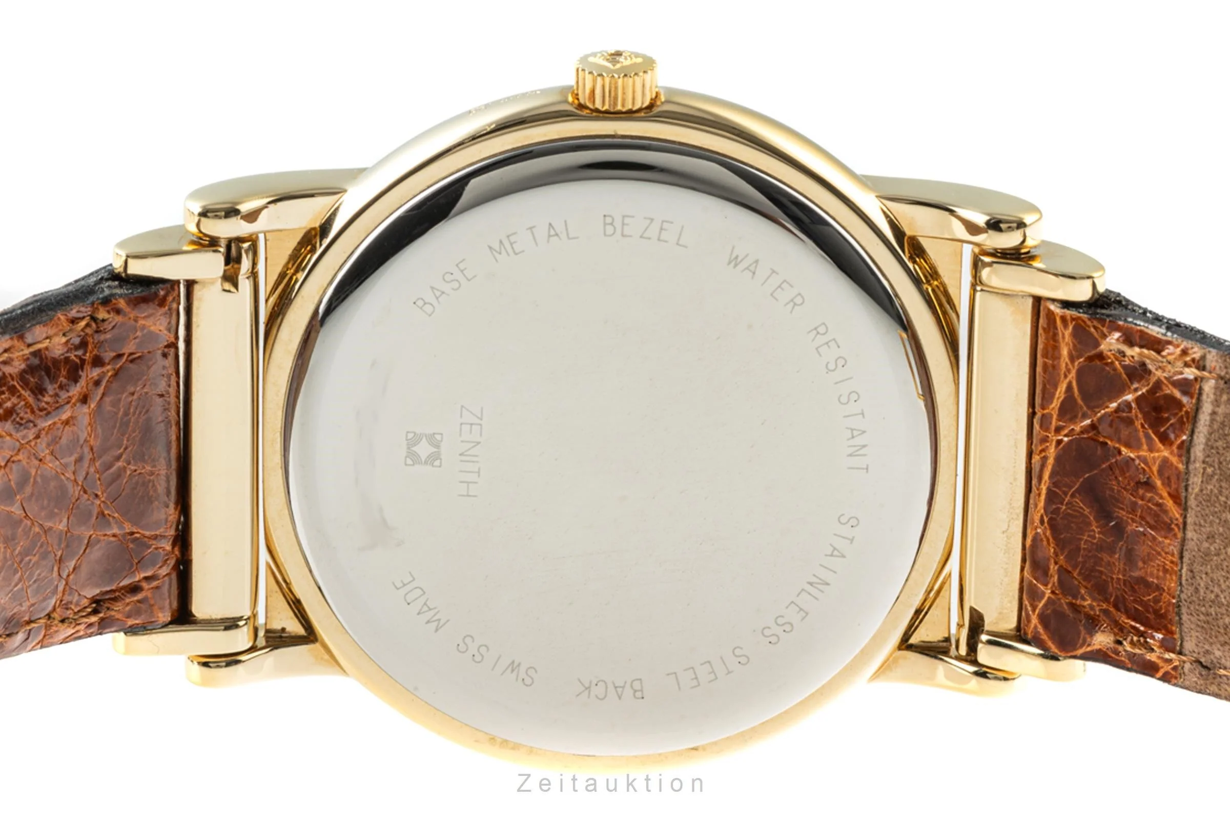 Zenith gold-plated automatic men's watch 27-0410-467  [2205416] - Image 9