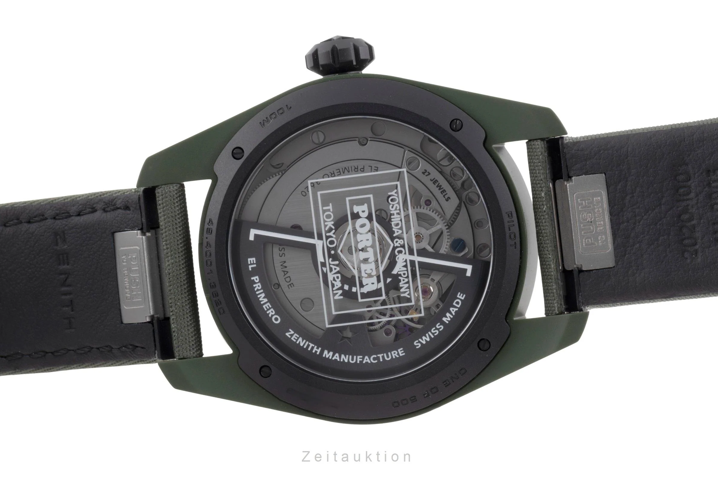 Zenith Pilot ceramic automatic men's watch 49.4001.3620/63.I001 LP: 12000EUR Limited  [2504677] - Image 11