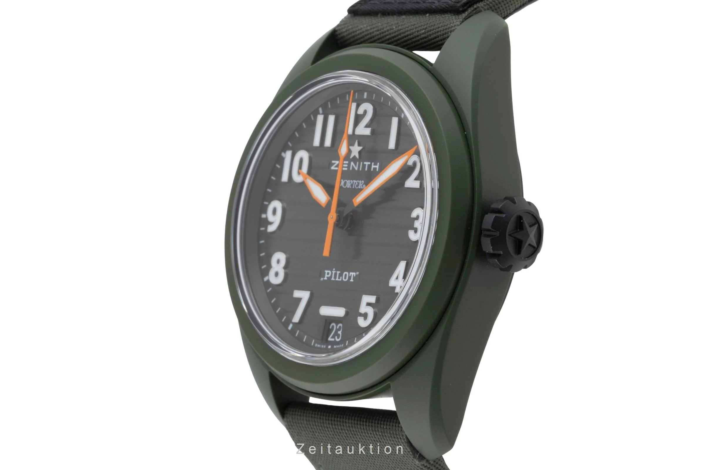 Zenith Pilot ceramic automatic men's watch 49.4001.3620/63.I001 LP: 12000EUR Limited  [2504677] - Image 7