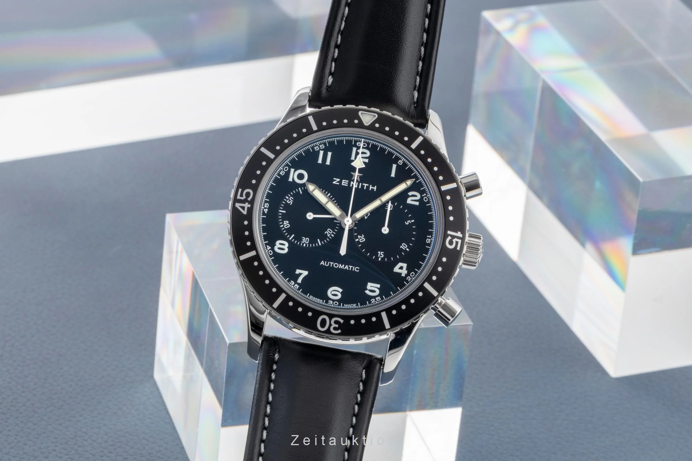 Zenith Pilot chronograph steel automatic men's watch 03.2240.4069 Limited  [2600727] - Image 2