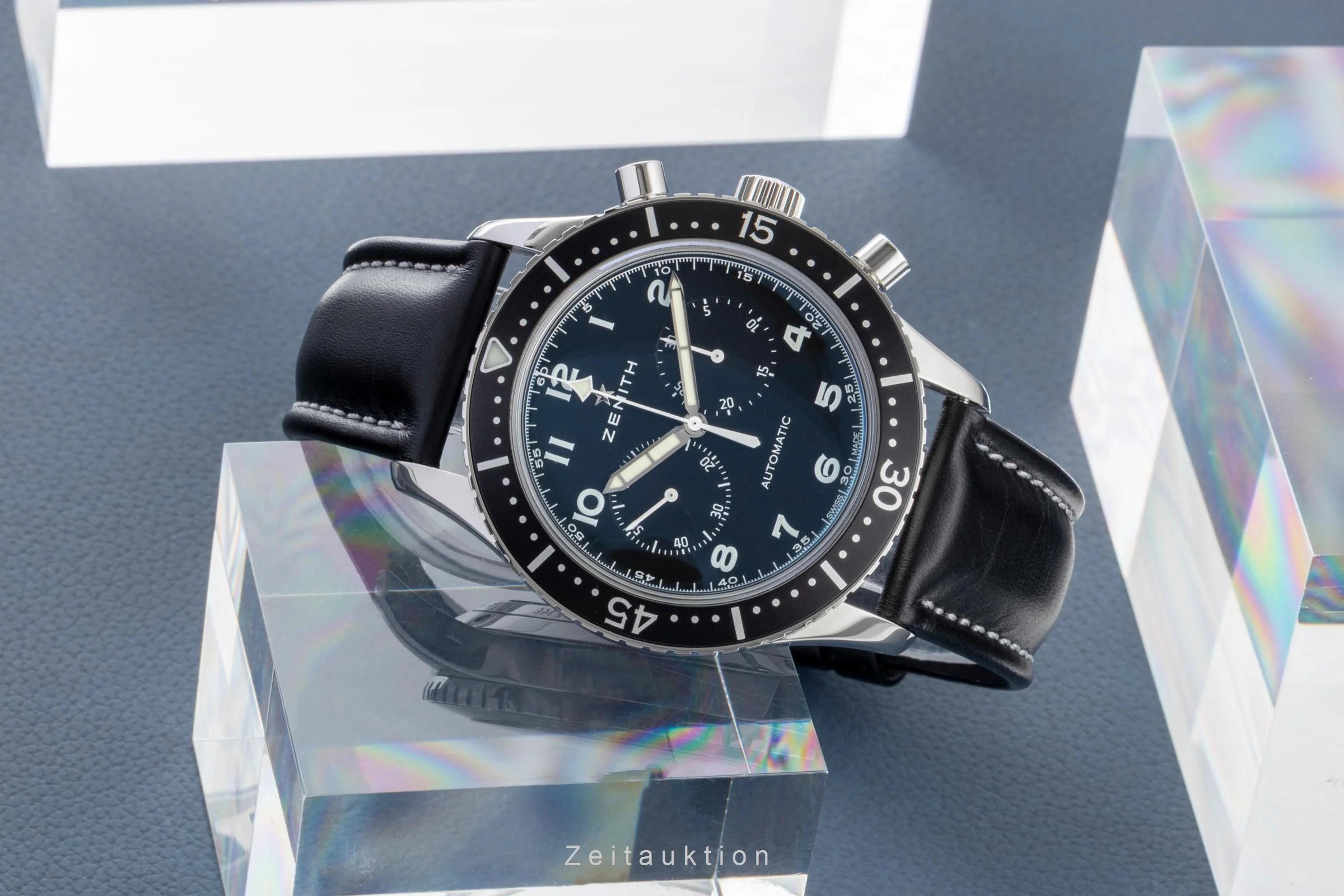 Zenith Pilot chronograph steel automatic men's watch 03.2240.4069 Limited  [2600727] - Image 3