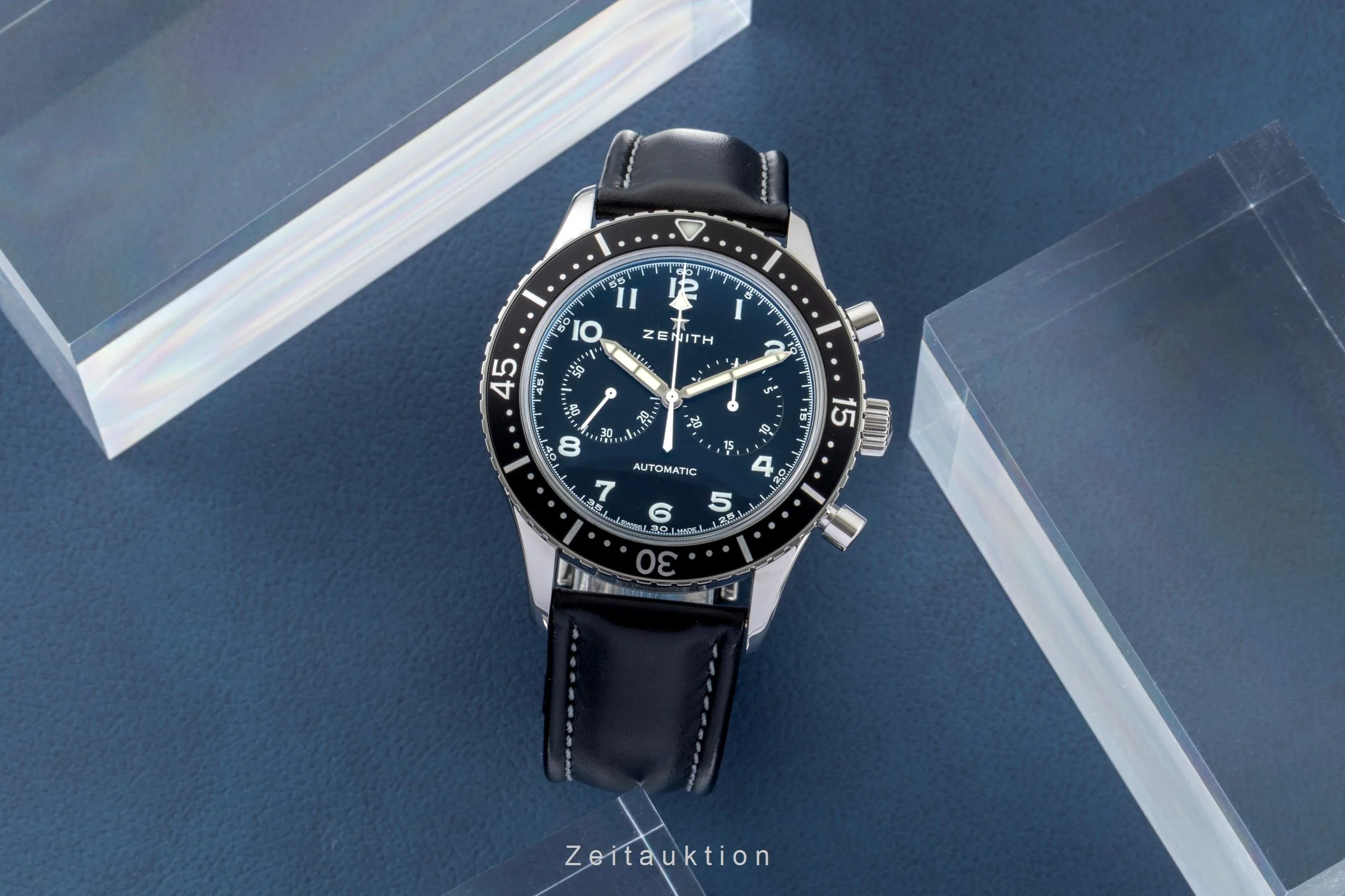 Zenith Pilot chronograph steel automatic men's watch 03.2240.4069 Limited  [2600727] - Image 4