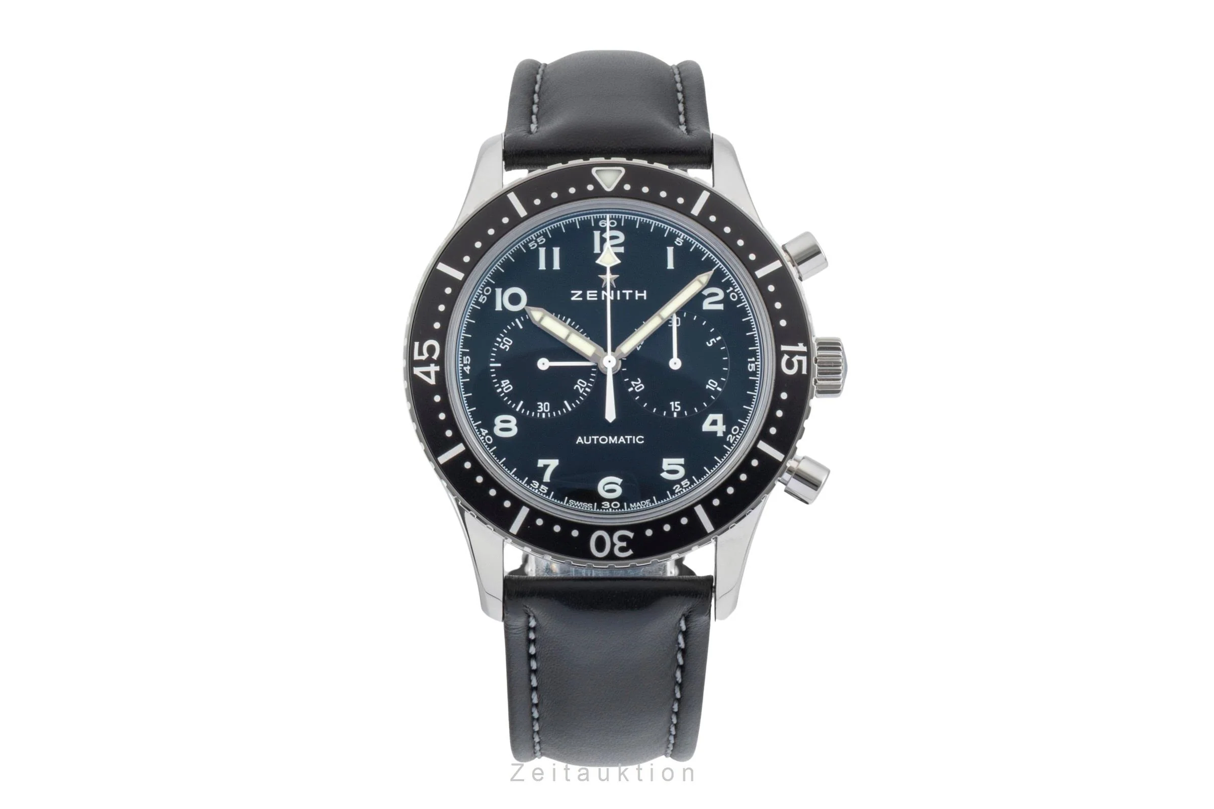 Zenith Pilot chronograph steel automatic men's watch 03.2240.4069 Limited  [2600727] - Image 5