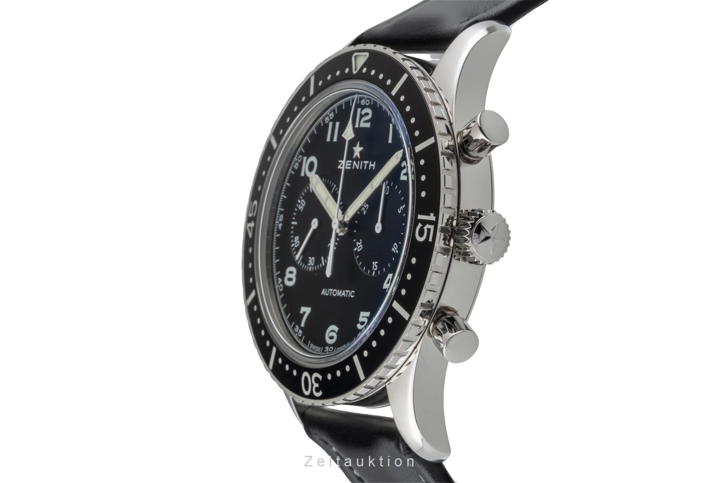 Zenith Pilot chronograph steel automatic men's watch 03.2240.4069 Limited  [2600727] - Image 7