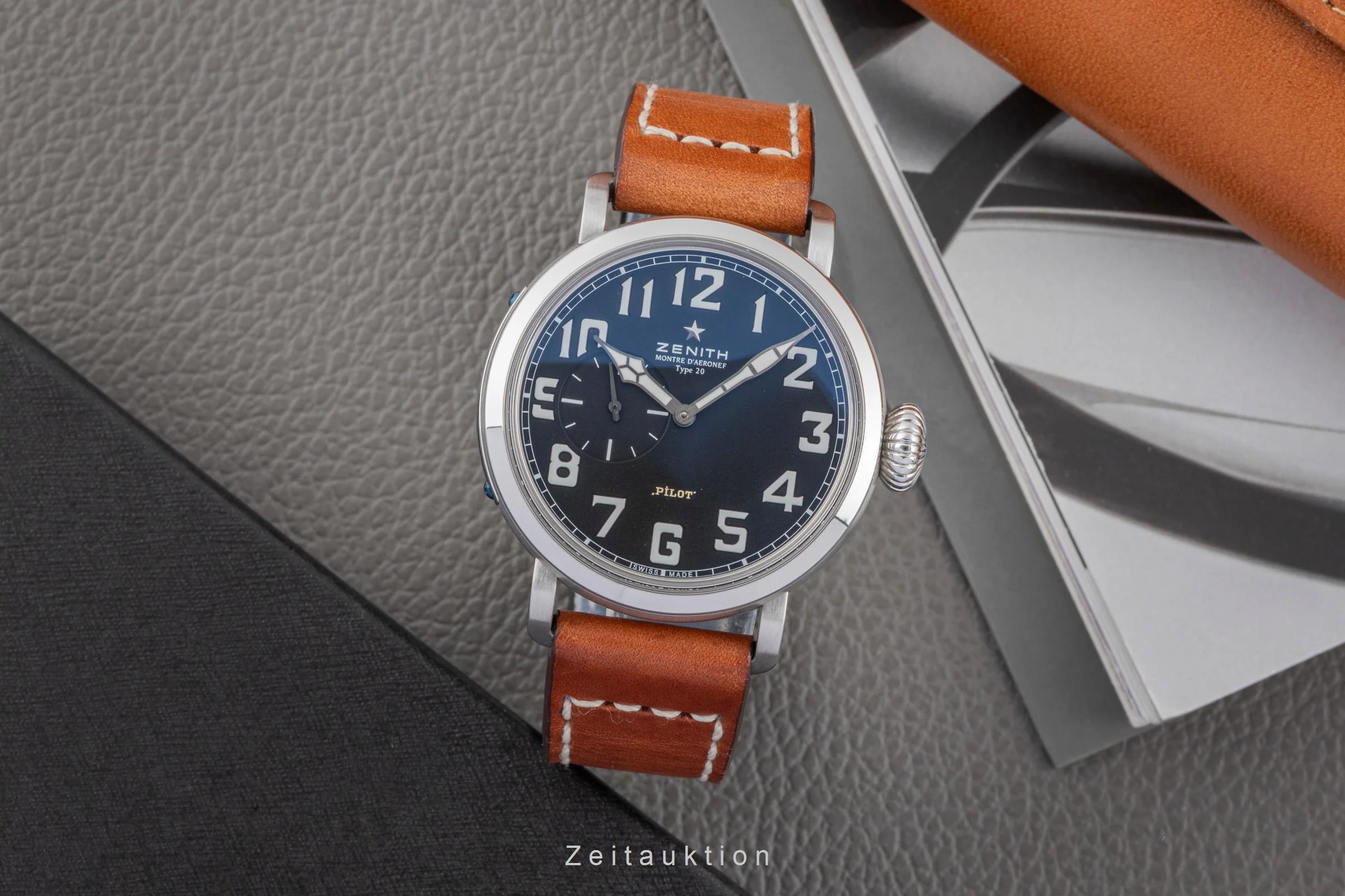 Zenith Pilot steel automatic men's watch 03.1930.681/21.C723 LP: 8300EUR  [2506476] - Image 4