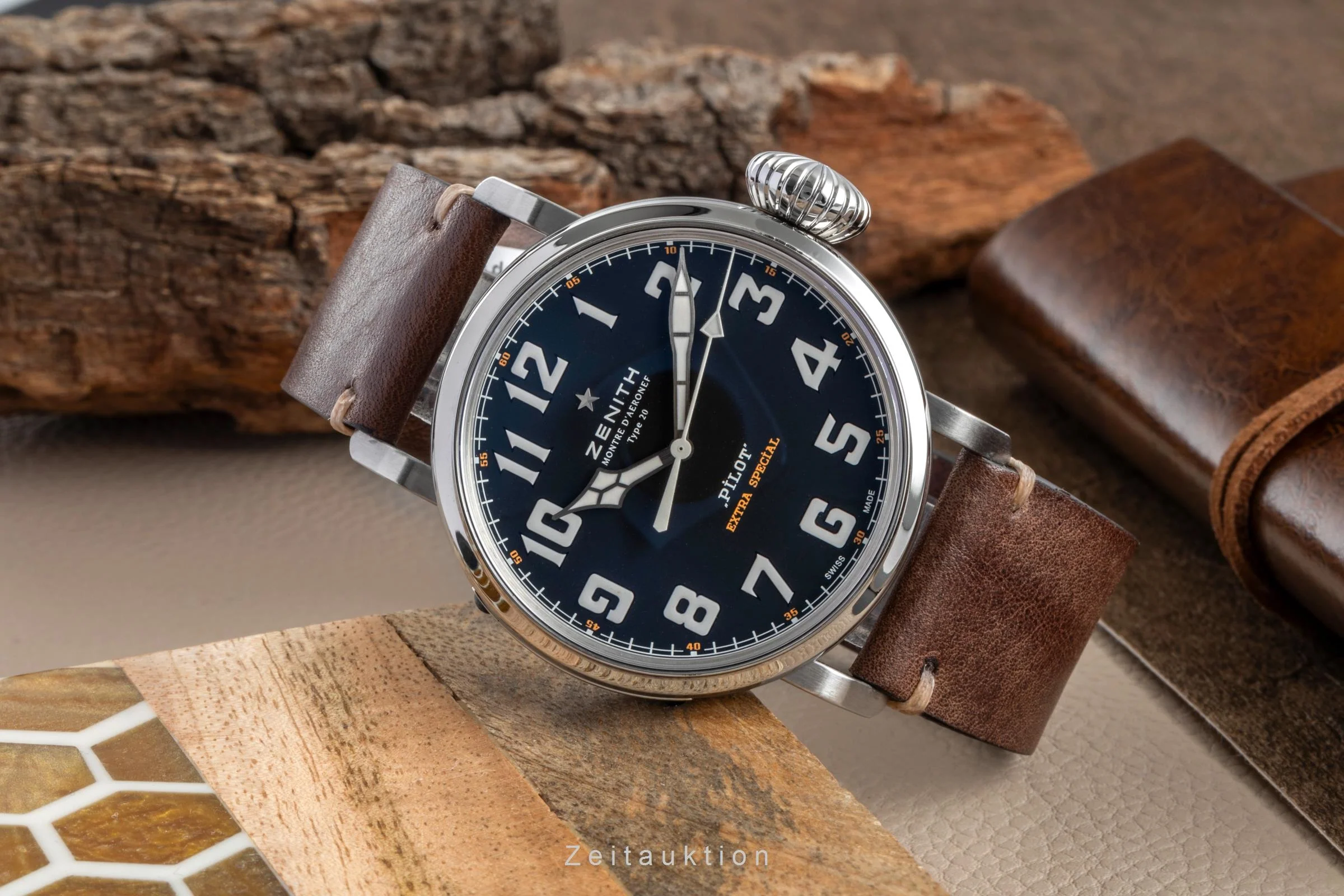 Zenith Pilot steel automatic men's watch 03.2430.3000/21.C738  [2505703] - Image 3
