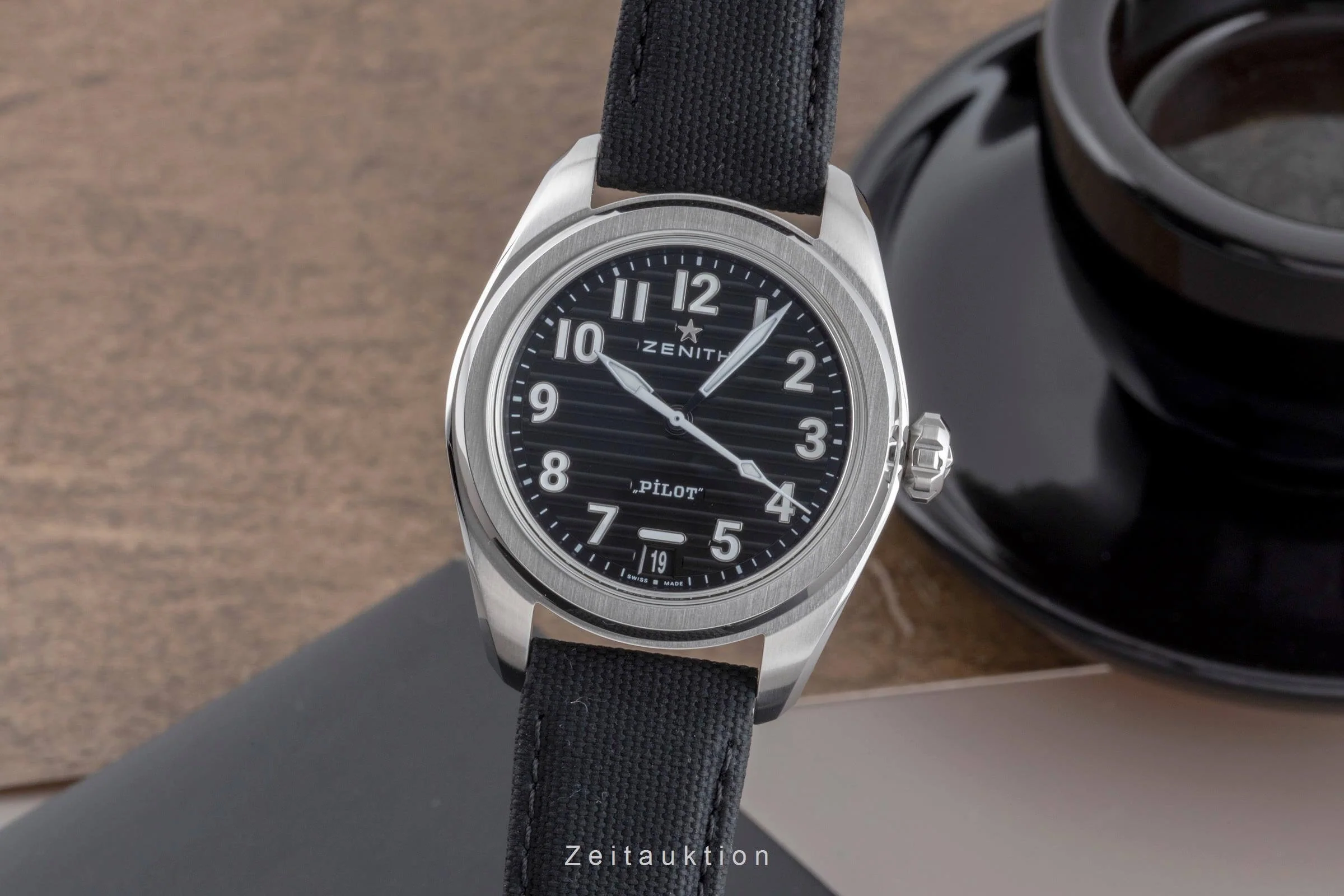 Zenith Pilot steel automatic men's watch 03.4000.3620/21.I001 LP: 8100EUR  [2502498] - Image 2