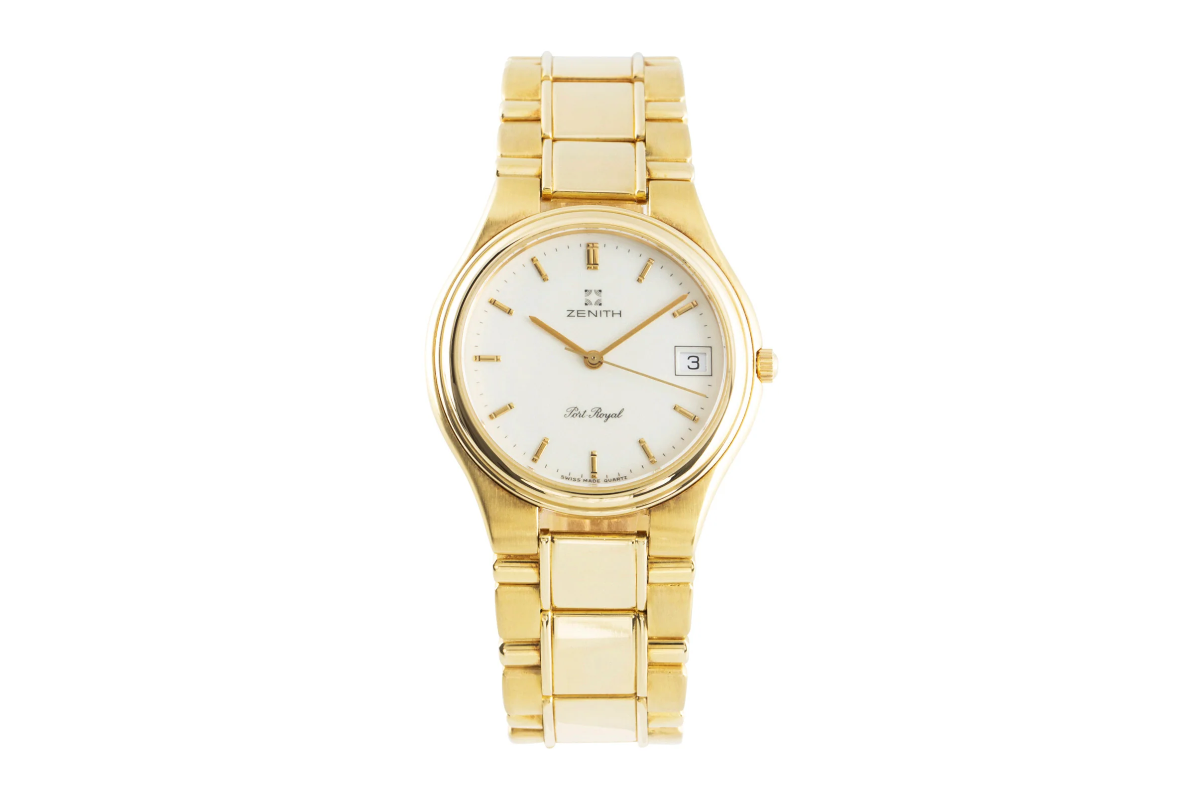 Zenith Port Royal 18 ct gold quartz men's watch 60-2510.226  [2105515] - Image 4