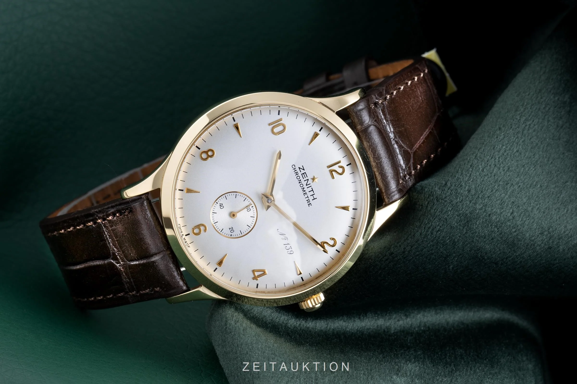 Zenith Prime 18 ct gold manual winding men's watch 30.1125.113 Limited  [2103644] - Image 2