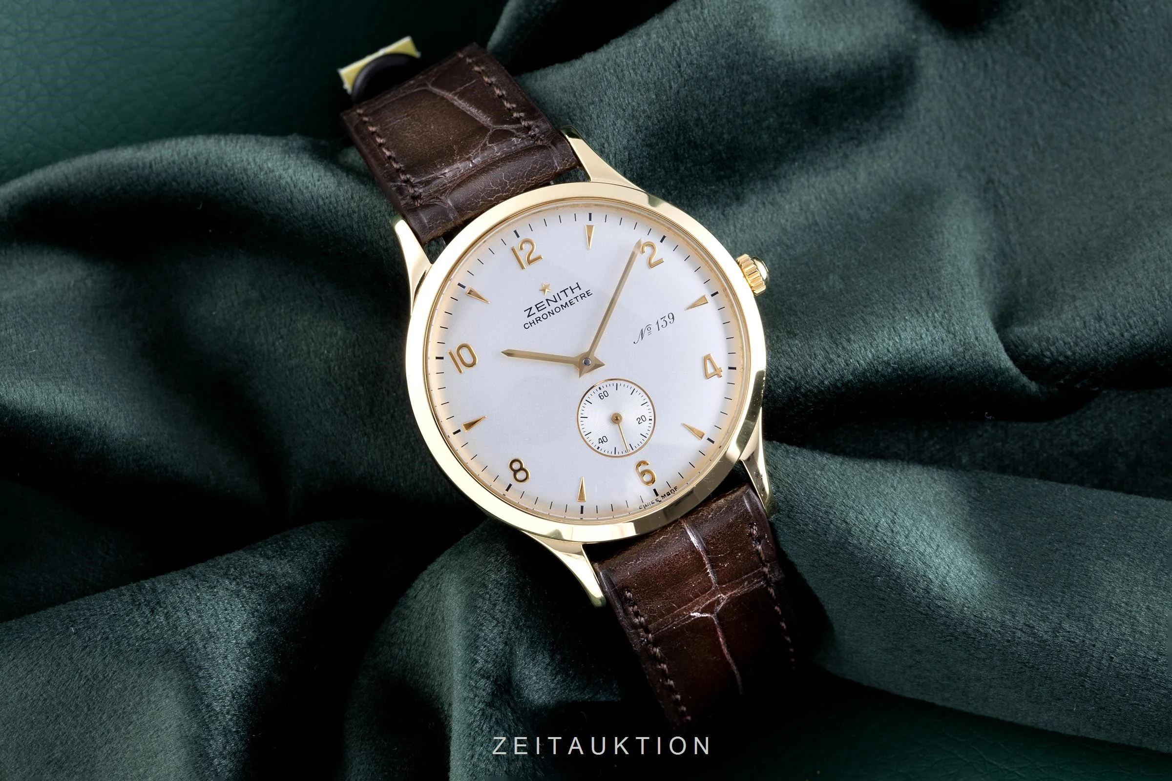 Zenith Prime 18 ct gold manual winding men's watch 30.1125.113 Limited  [2103644] - Image 3