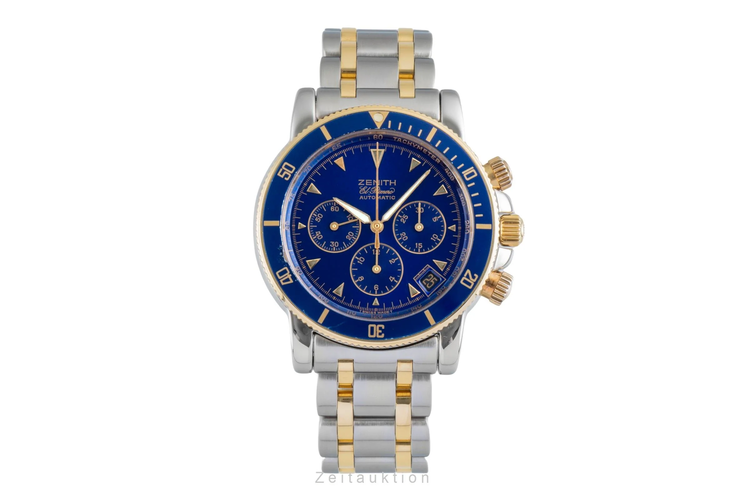 Zenith Rainbow chronograph steel / gold automatic men's watch 15/53-0470-400  [2507312] - Image 5