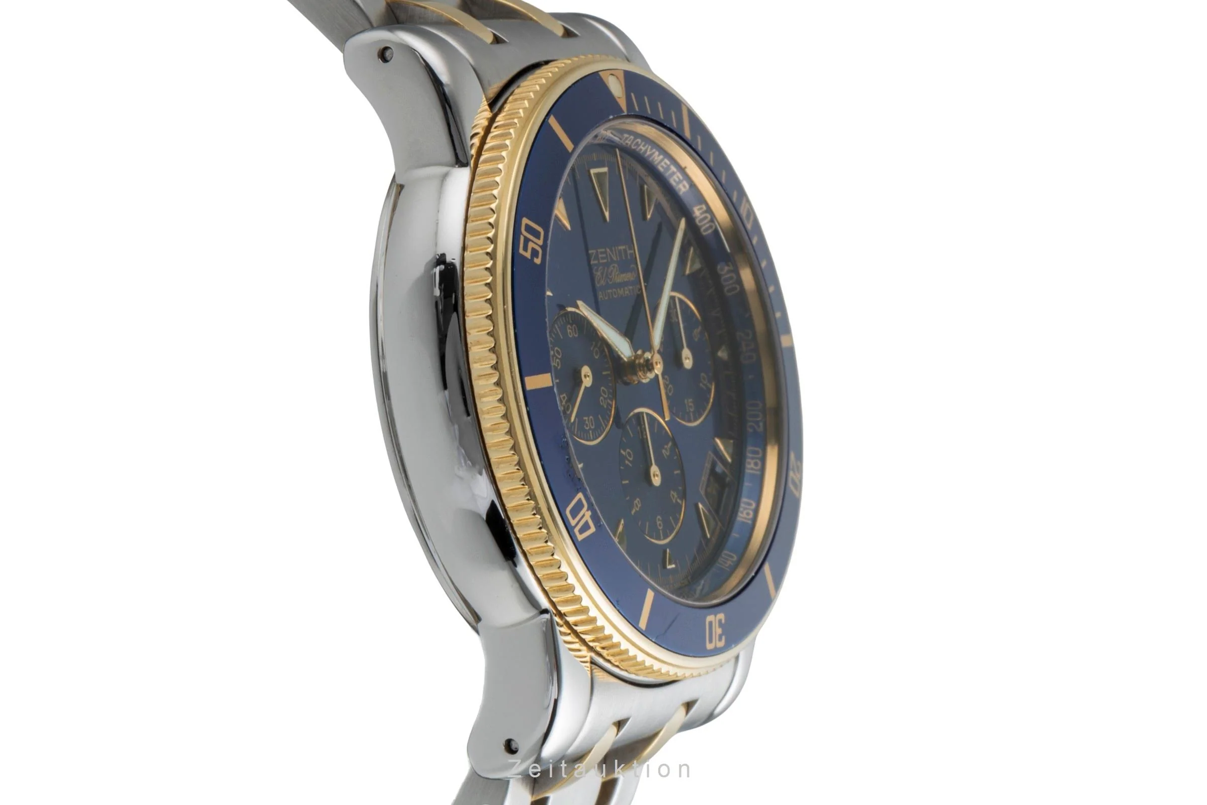 Zenith Rainbow chronograph steel / gold automatic men's watch 15/53-0470-400  [2507312] - Image 8