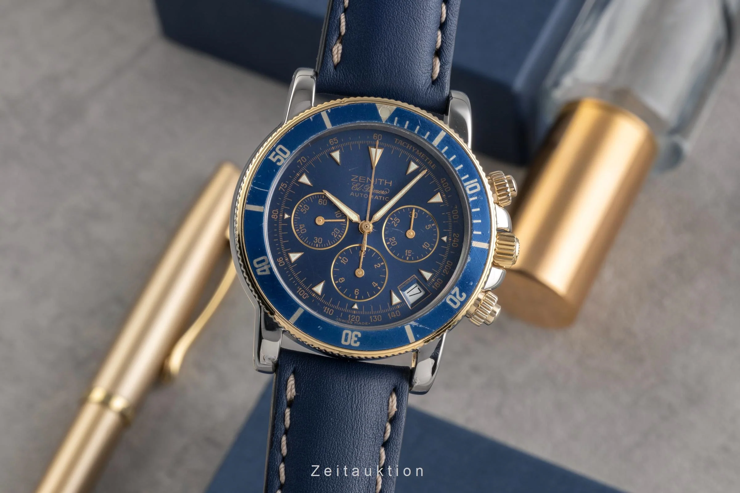 Zenith Rainbow chronograph steel / gold automatic men's watch 53.0370.400  [2503232] - Image 2