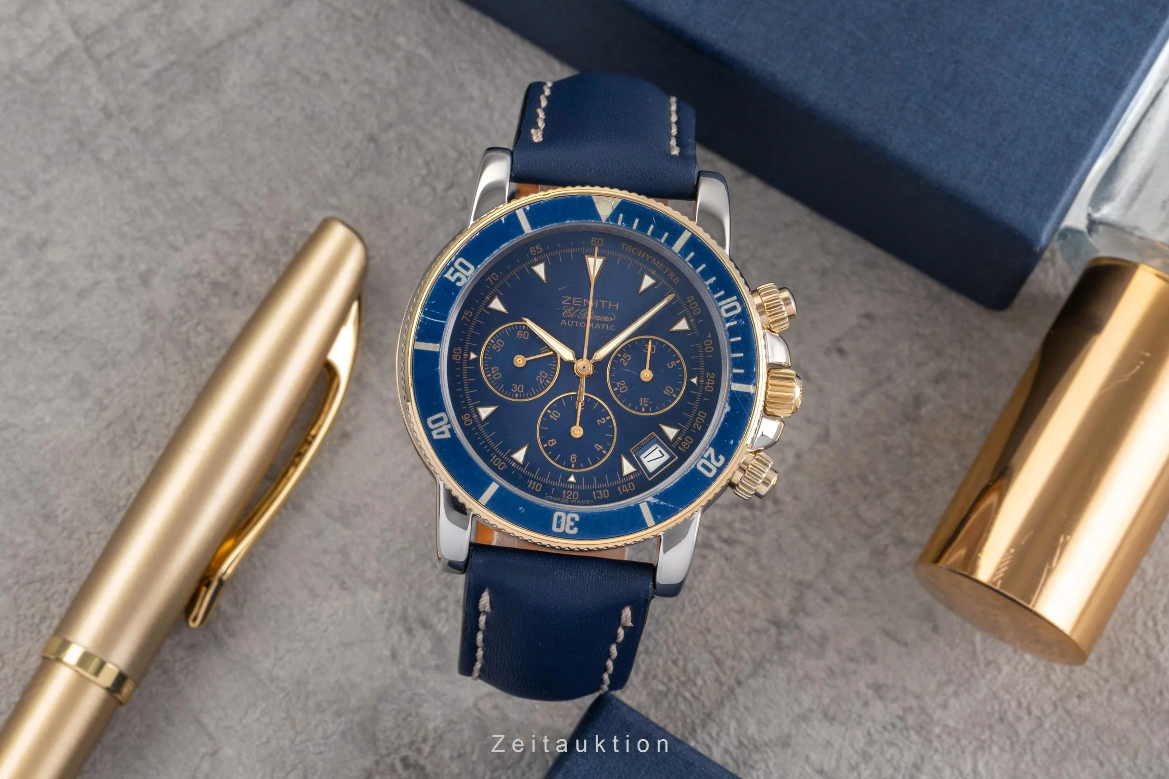 Zenith Rainbow chronograph steel / gold automatic men's watch 53.0370.400  [2503232] - Image 4